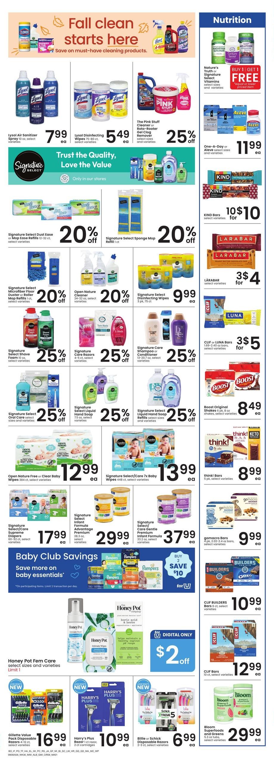 Albertsons (Twin Falls Area, ID) Weekly Ad September 9 - 15, 2026