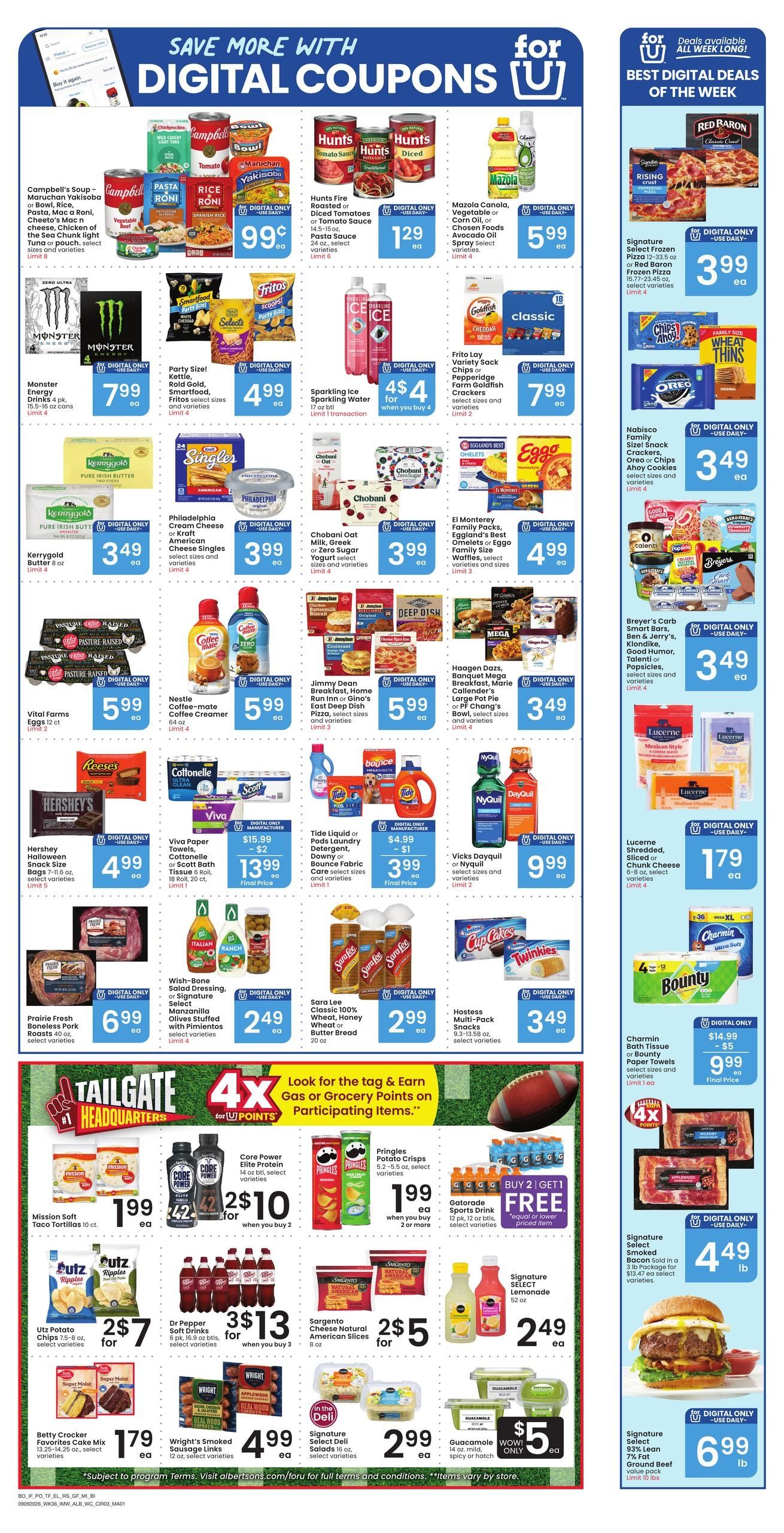 Albertsons Weekly Ad September 9 - 15, 2026