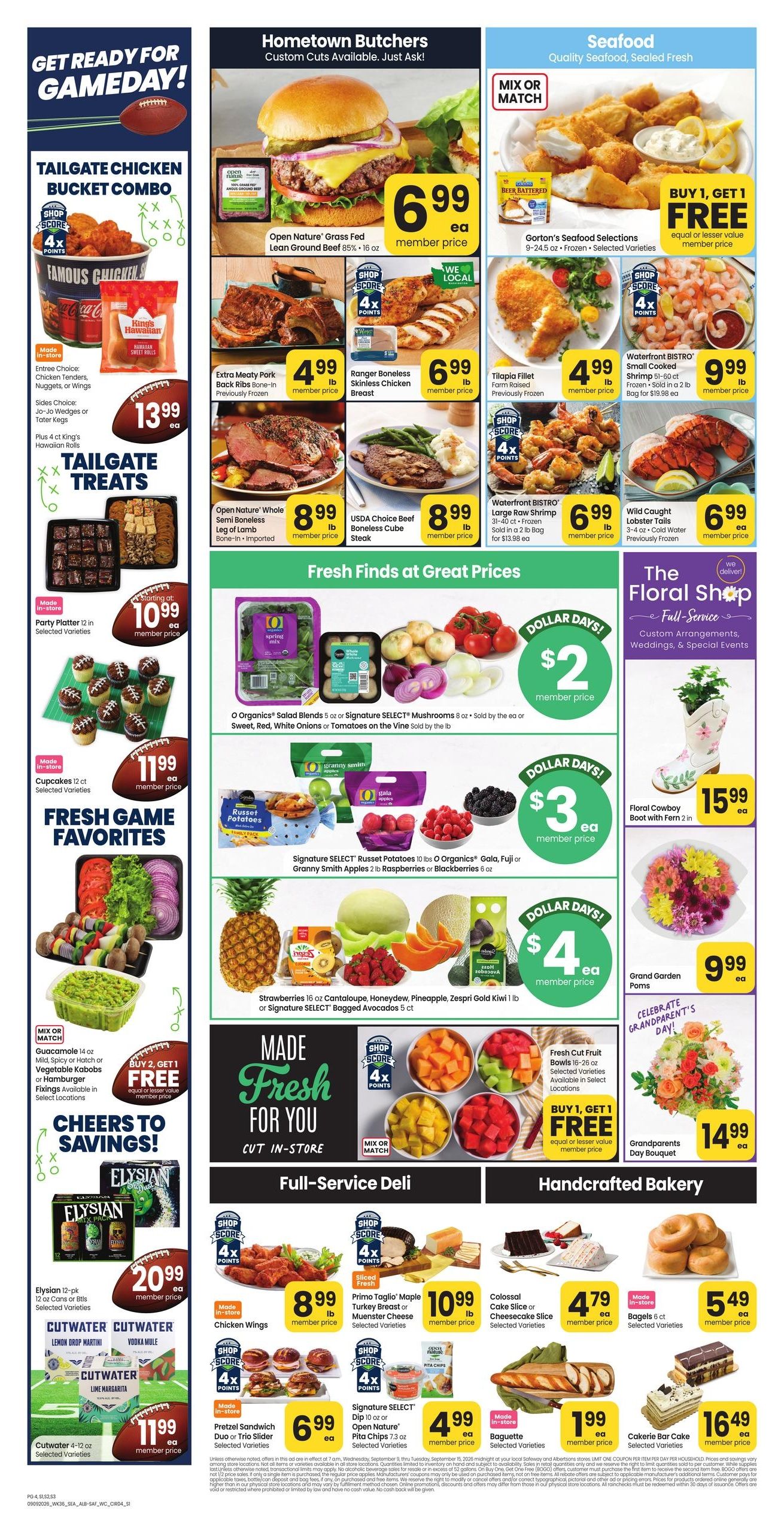Albertsons (Moscow Area, ID) Weekly Ad September 9 - 15, 2026
