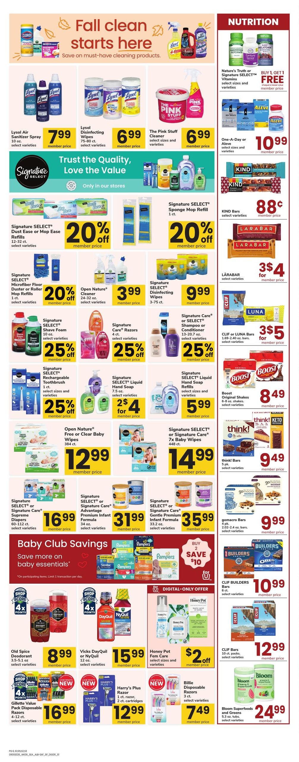 Albertsons (Moscow Area, ID) Weekly Ad September 9 - 15, 2026