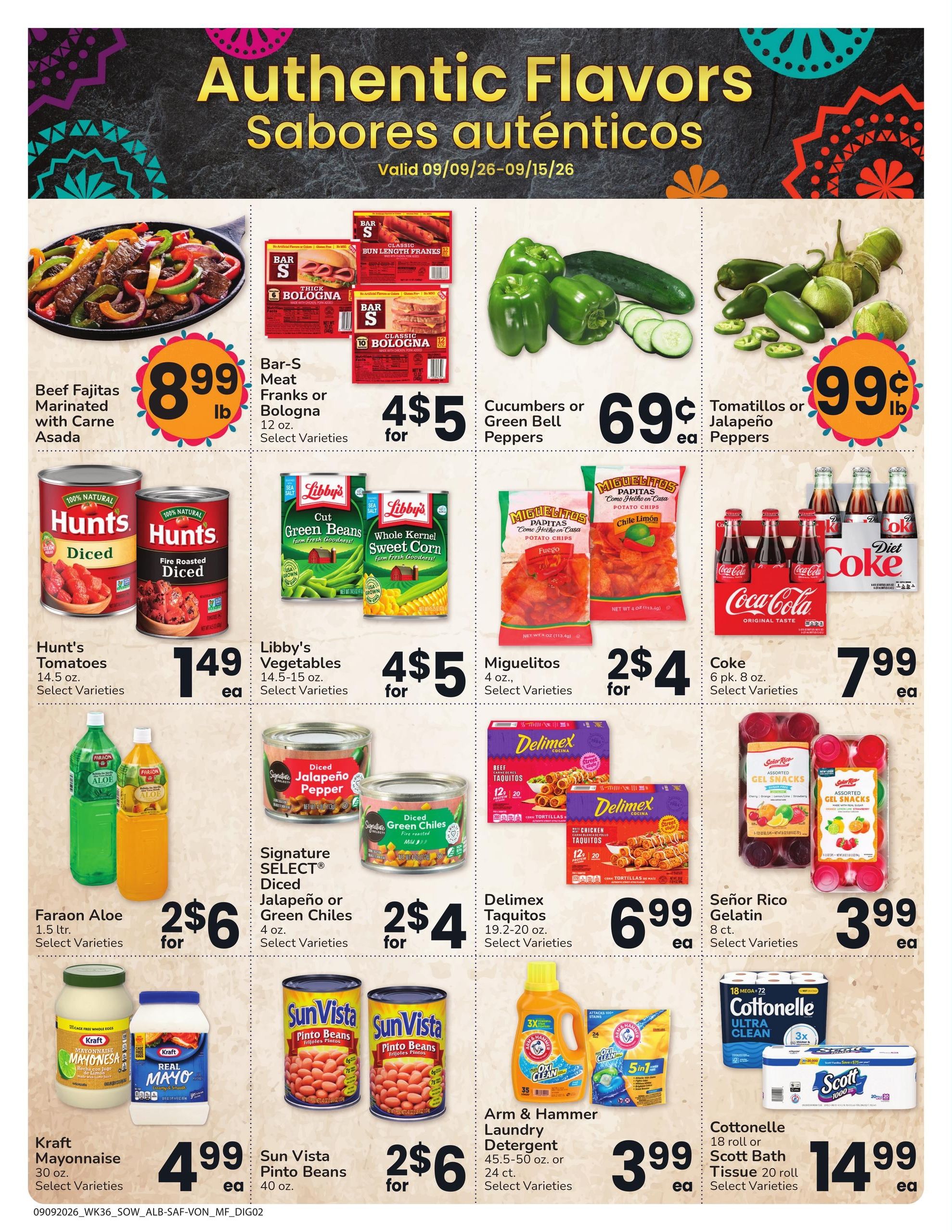 Albertsons (Phoenix-Yuma Area, AZ) Weekly Ad September 9 - 15, 2026