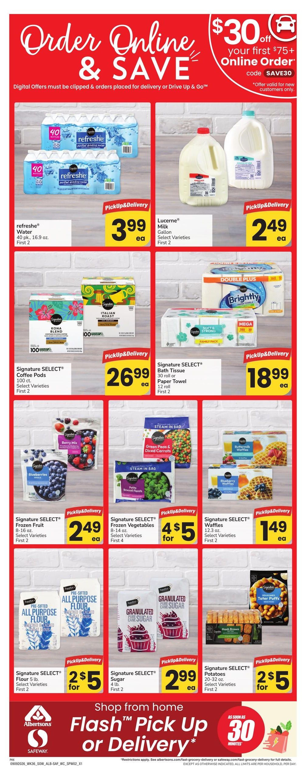 Albertsons (Phoenix-Yuma Area, AZ) Weekly Ad September 9 - 15, 2026