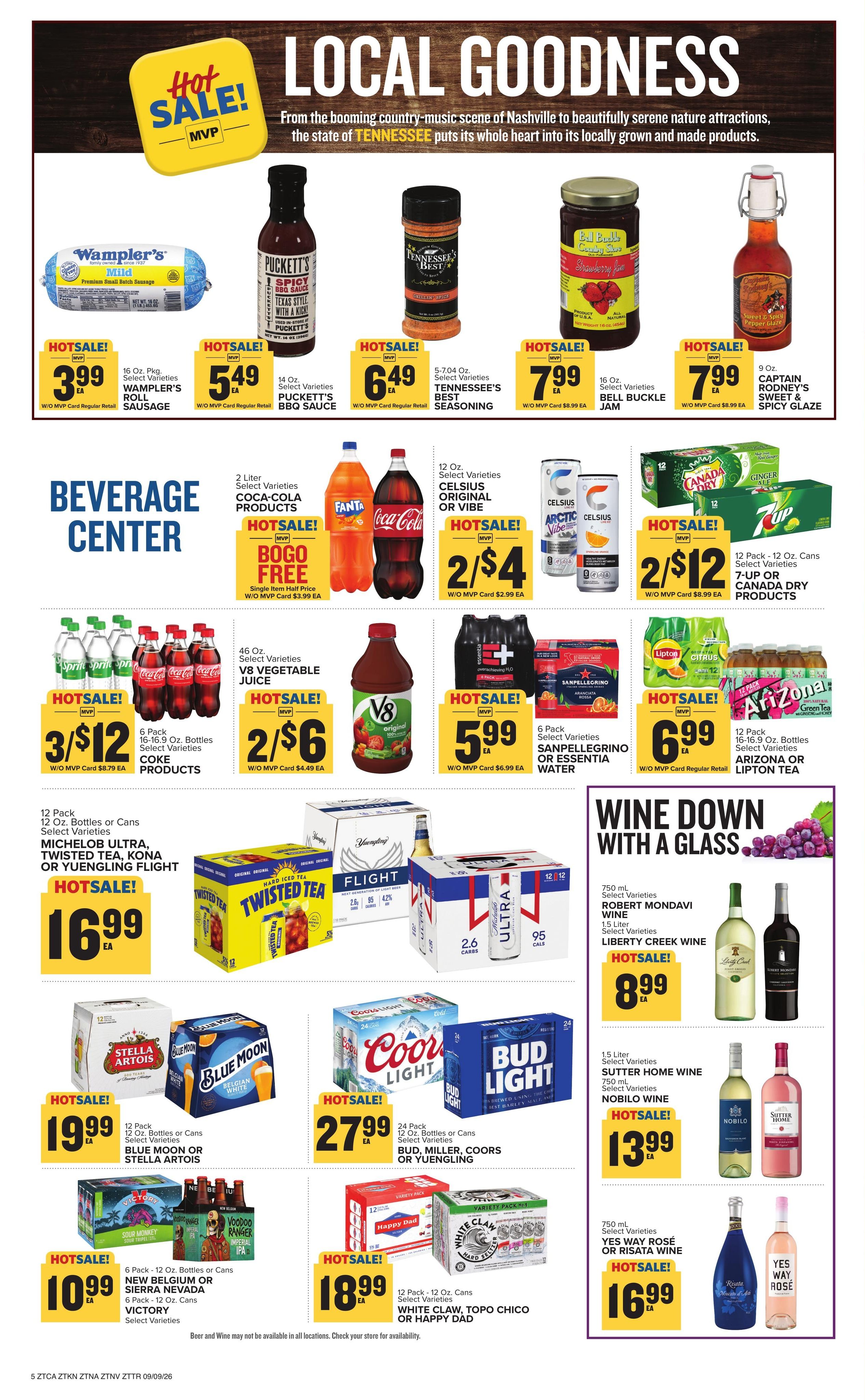 Food Lion (Hohenwald Area, TN) Weekly Ad September 9 - 15, 2026
