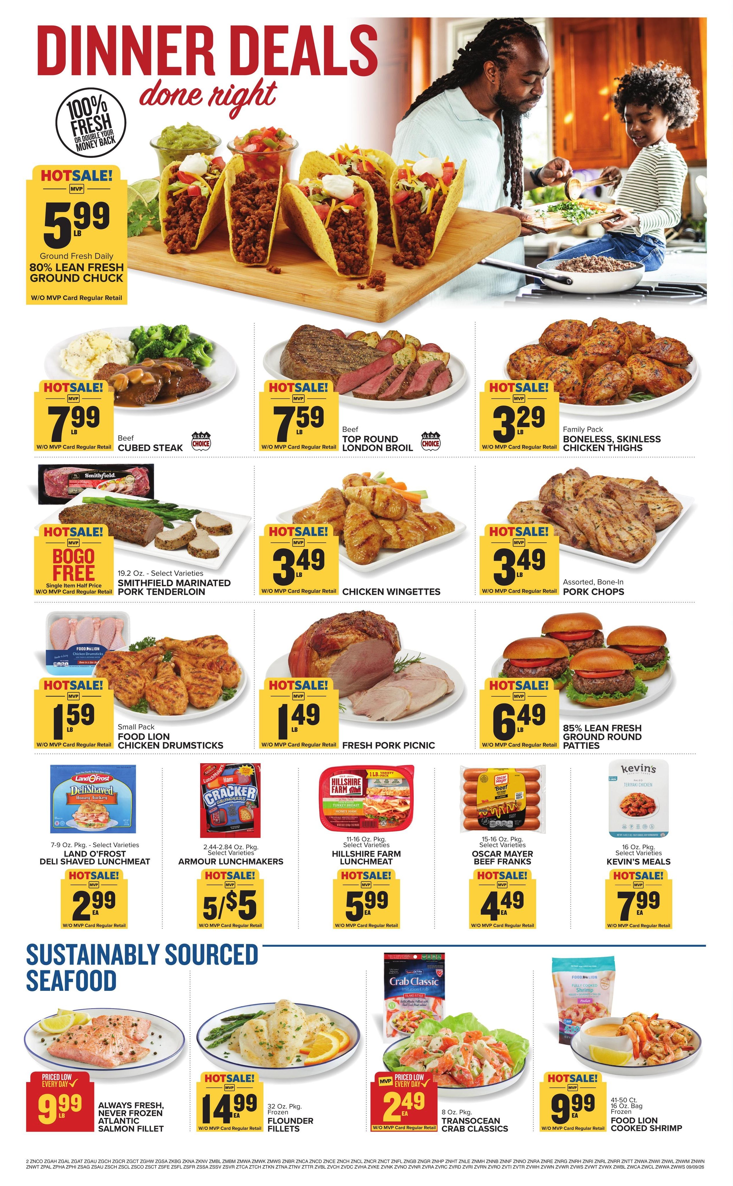 Food Lion (Hohenwald Area, TN) Weekly Ad September 9 - 15, 2026