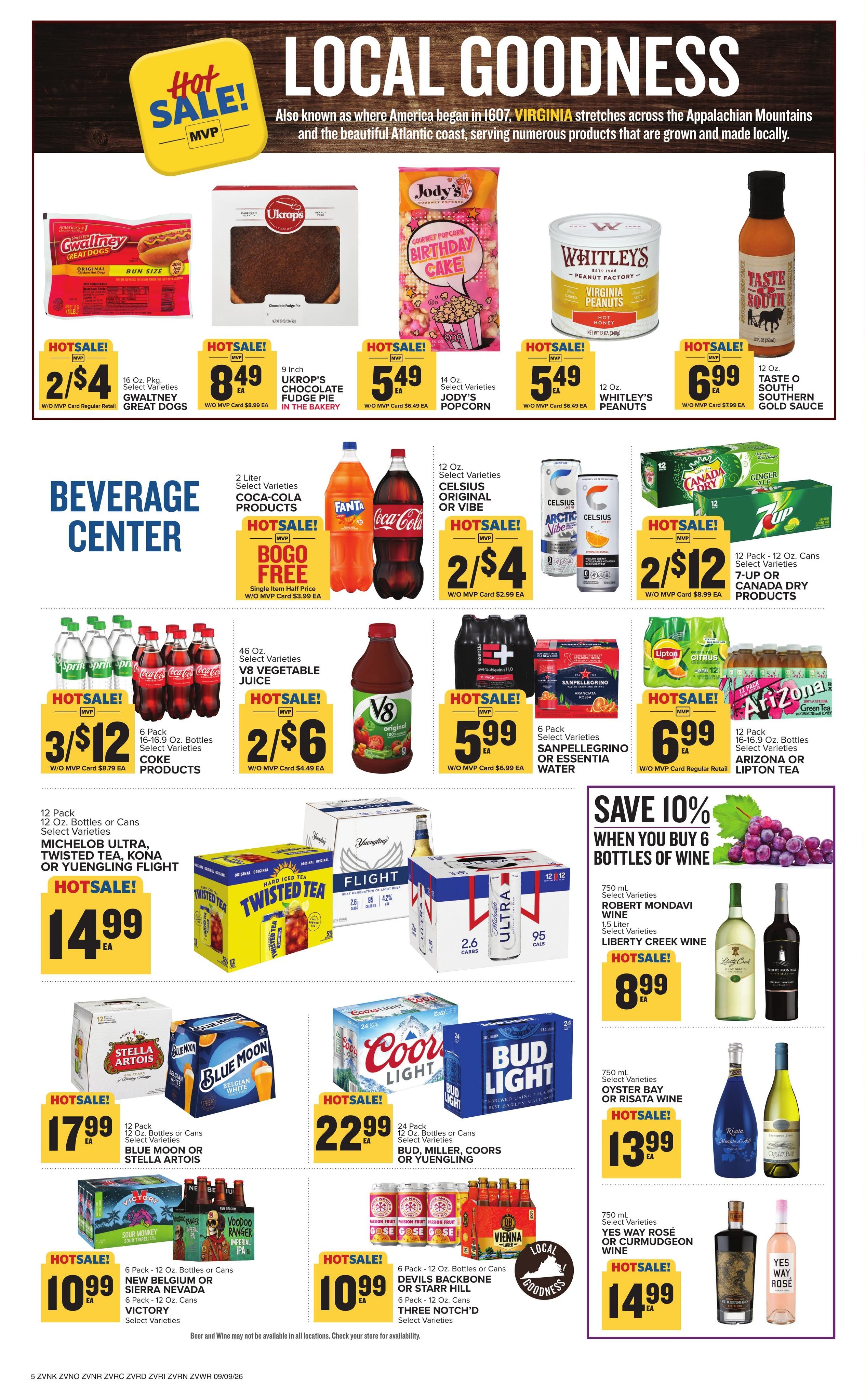 Food Lion (Richmond Area, VA) Weekly Ad September 9 - 15, 2026