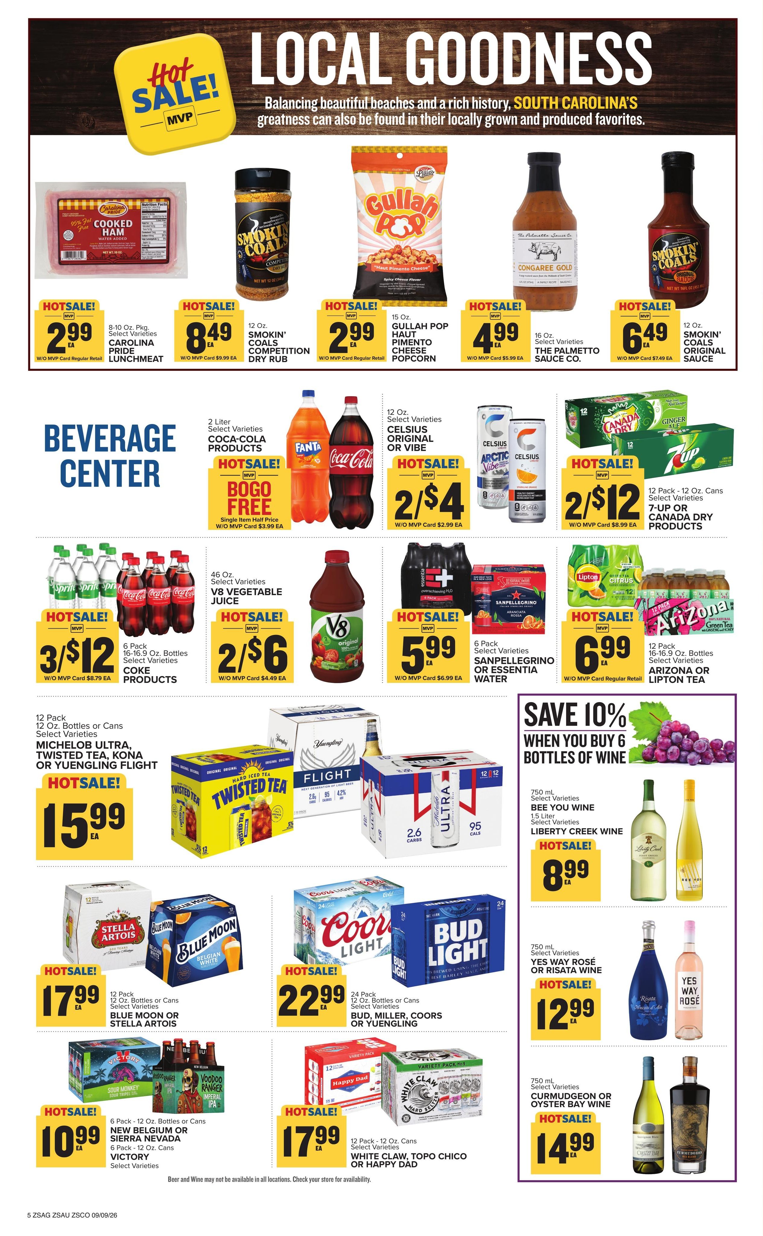 Food Lion (Columbia Area, SC) Weekly Ad September 9 - 15, 2026