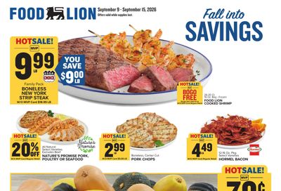 Food Lion (Durham Area, NC) Weekly Ad September 9 - 15, 2026