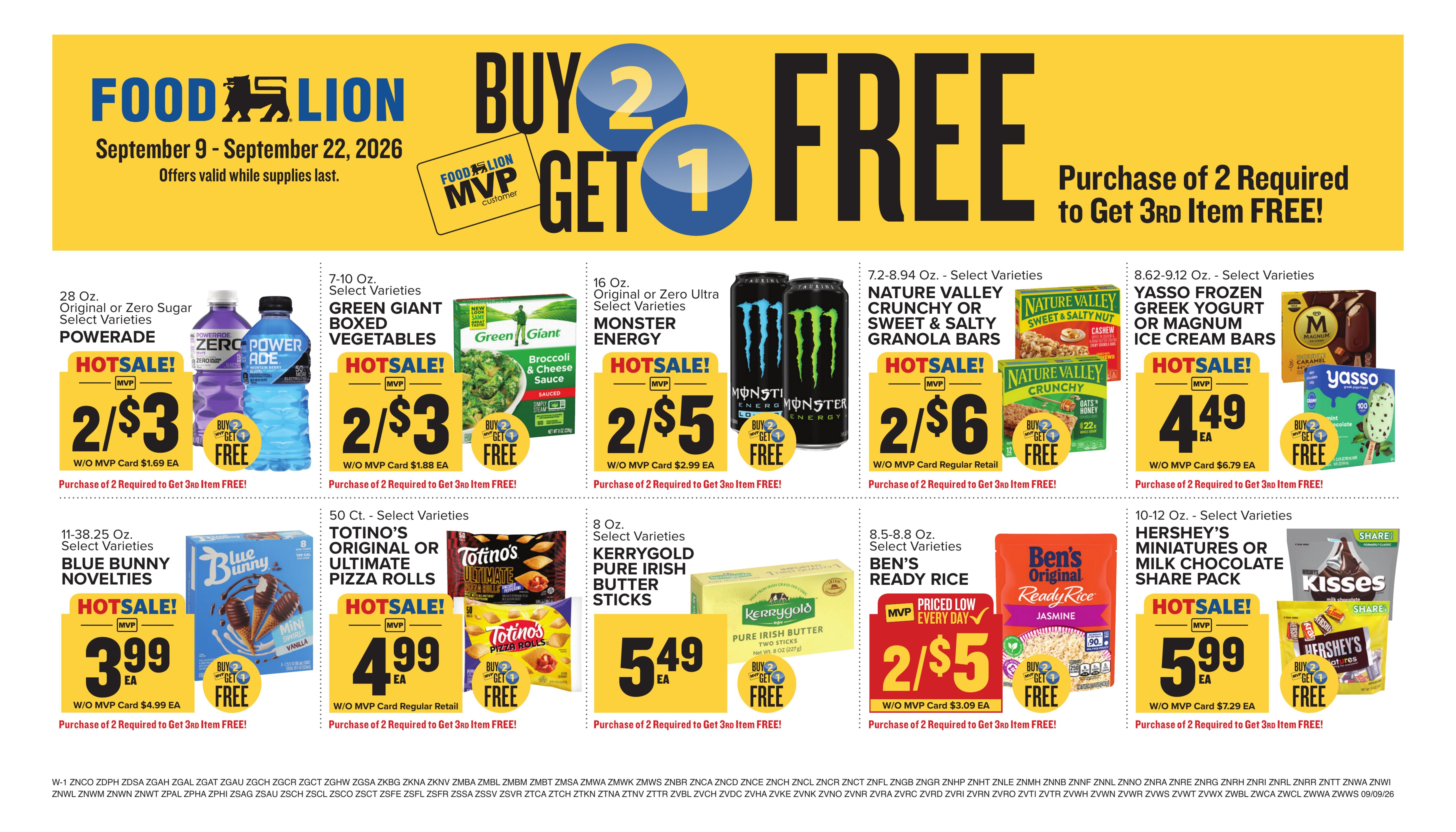 Food Lion (Durham Area, NC) Weekly Ad September 9 - 15, 2026