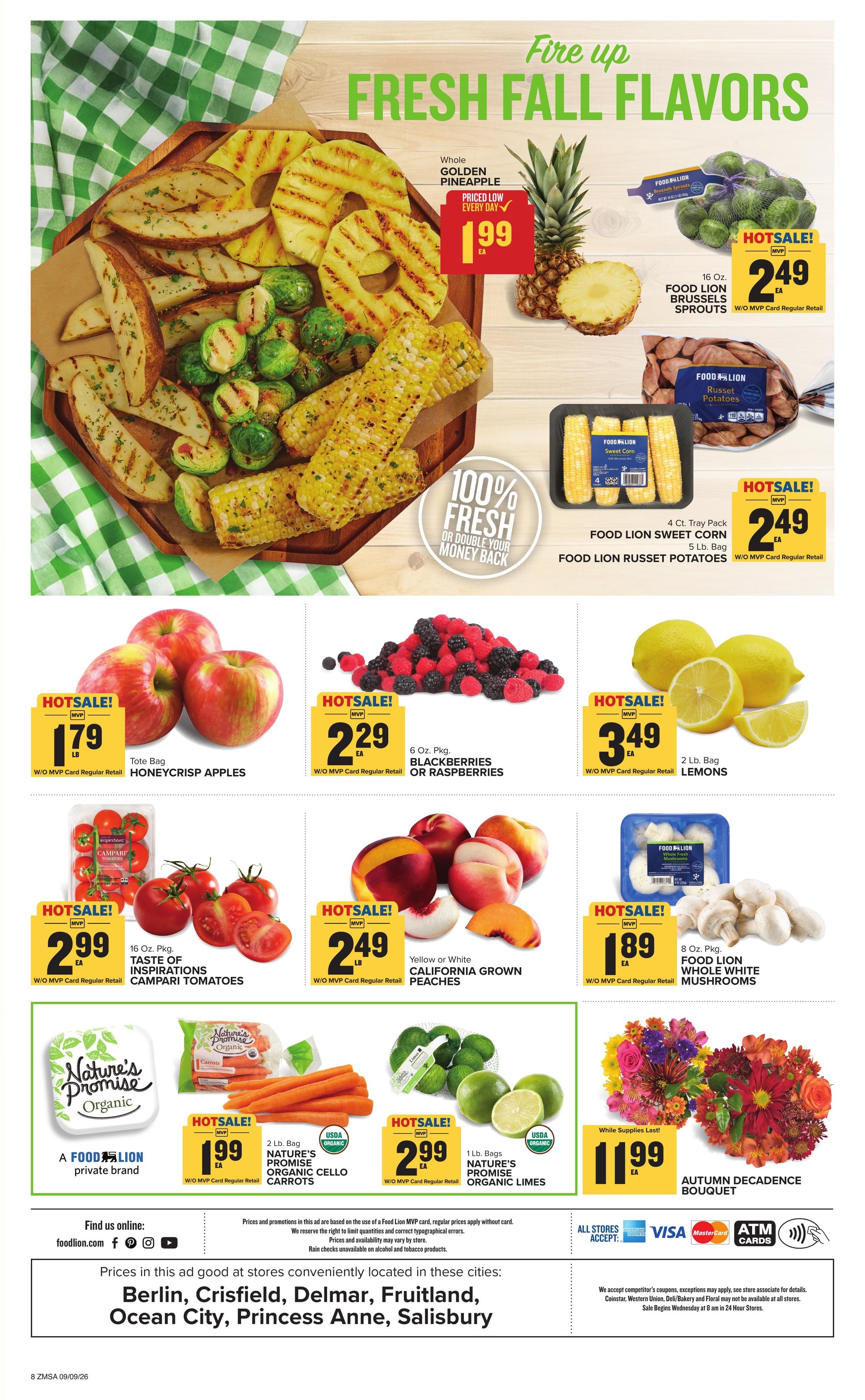 Food Lion (Salisbury Area, MD) Weekly Ad September 9 - 15, 2026