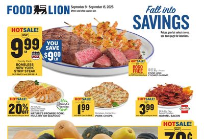 Food Lion (Rockingham Area, NC) Weekly Ad September 9 - 15, 2026