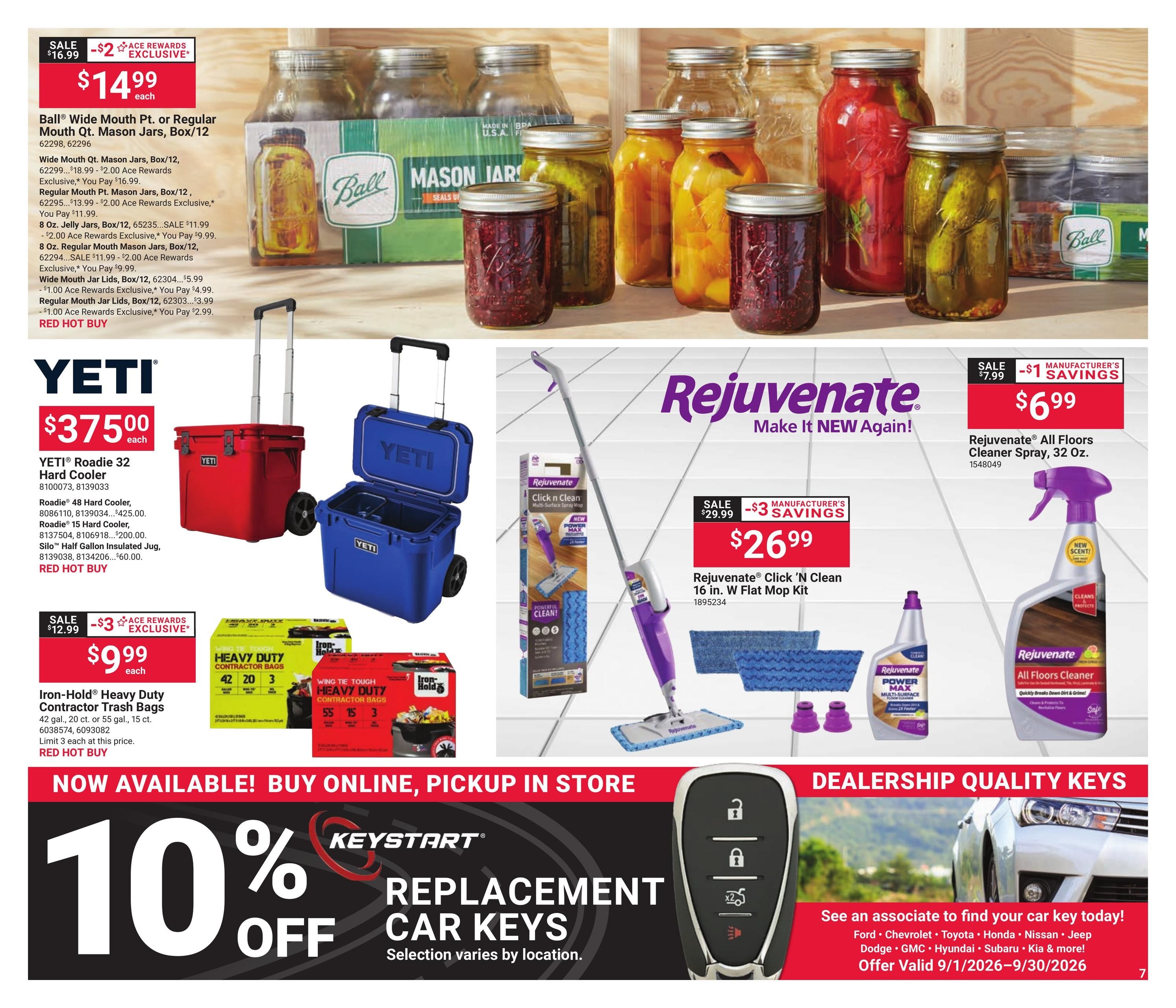 Ace Hardware Weekly Ad September 1 - 30, 2026