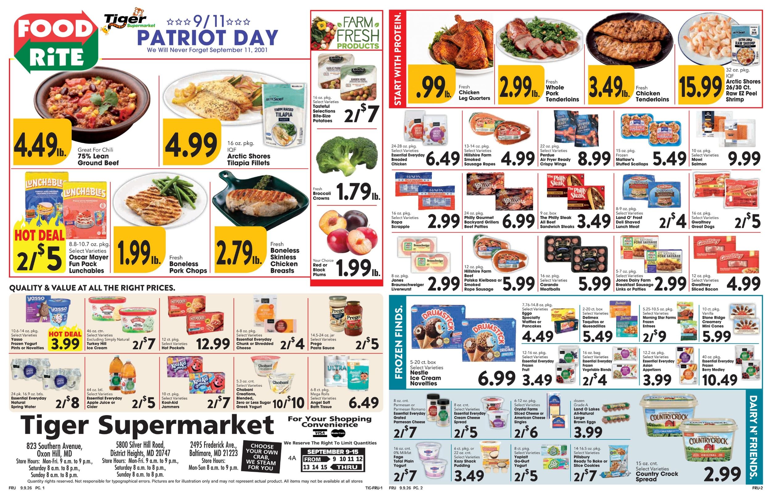 Tiger Supermarket Weekly Ad September 9 - 15, 2026