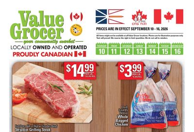 Value Grocer Flyer September 10 to 16