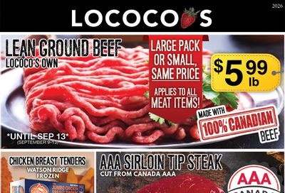 Lococo's Flyer September 9 to 13