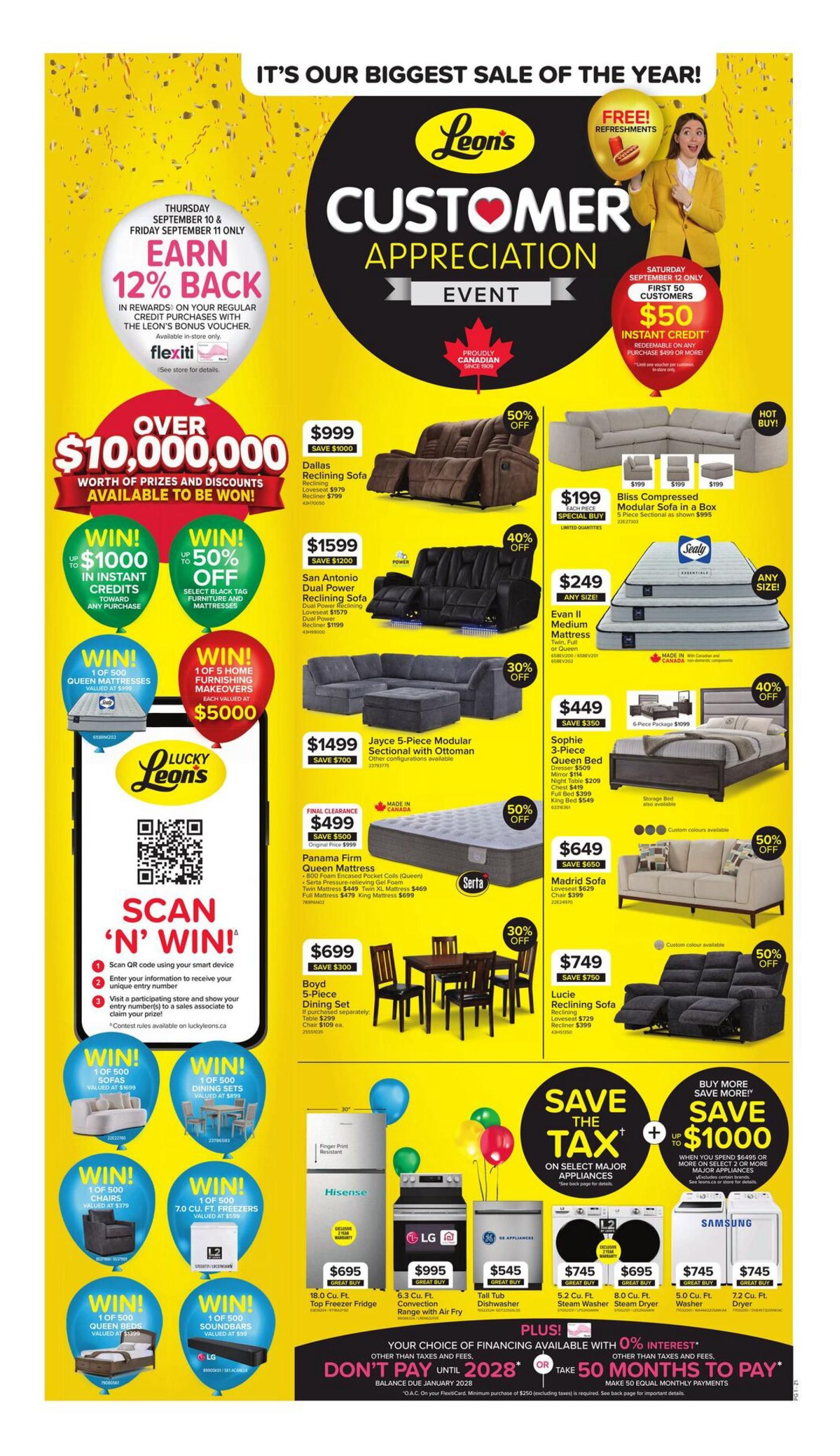 Leon’s Flyer September 10 to 16