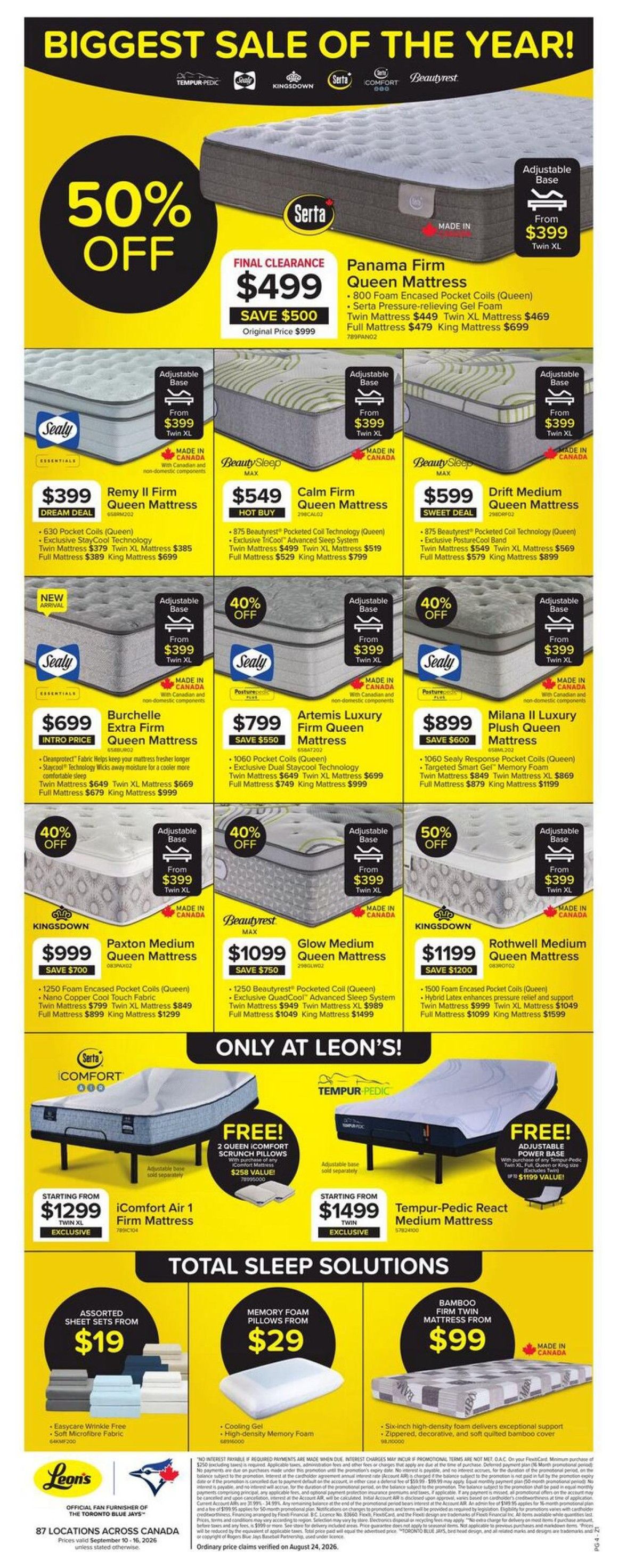 Leon’s Flyer September 10 to 16