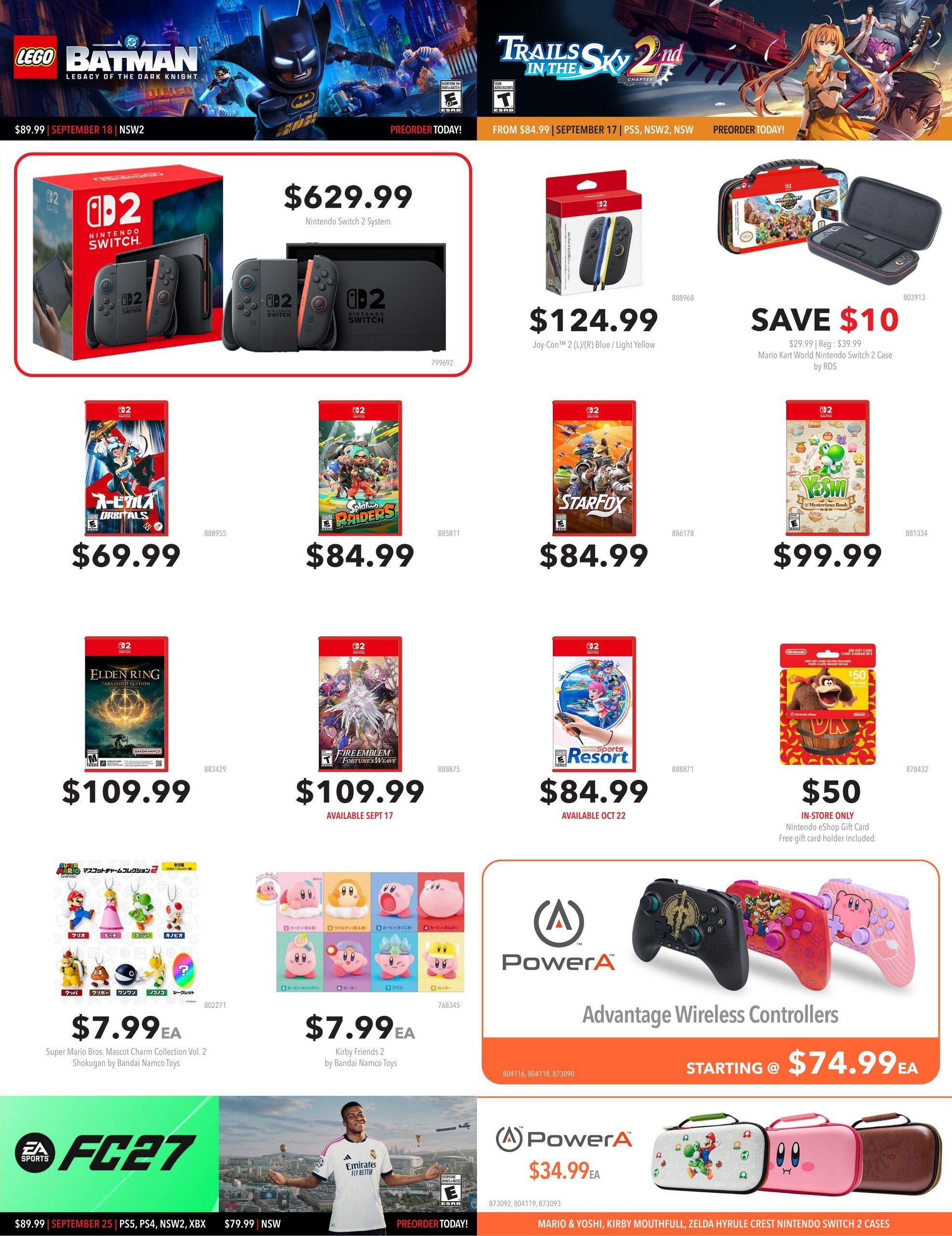 EB Games Flyer September 10 to 20