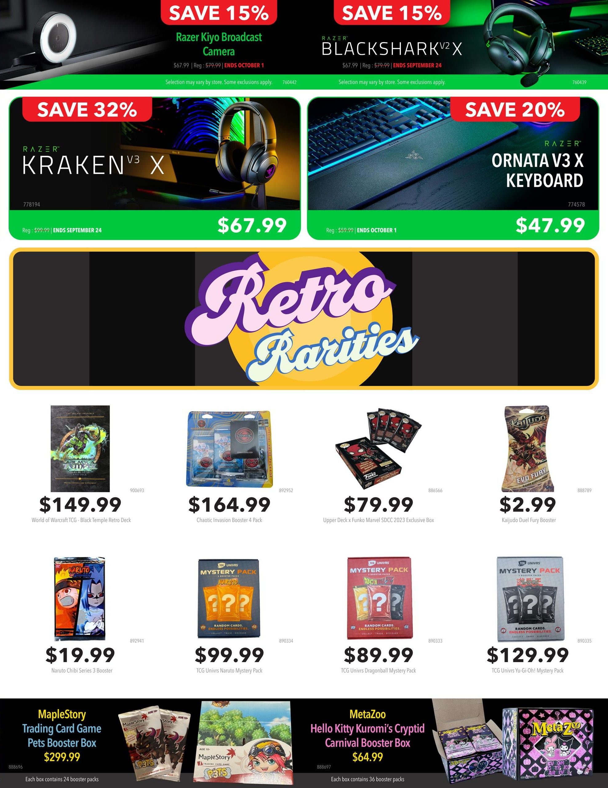 EB Games Flyer September 10 to 20