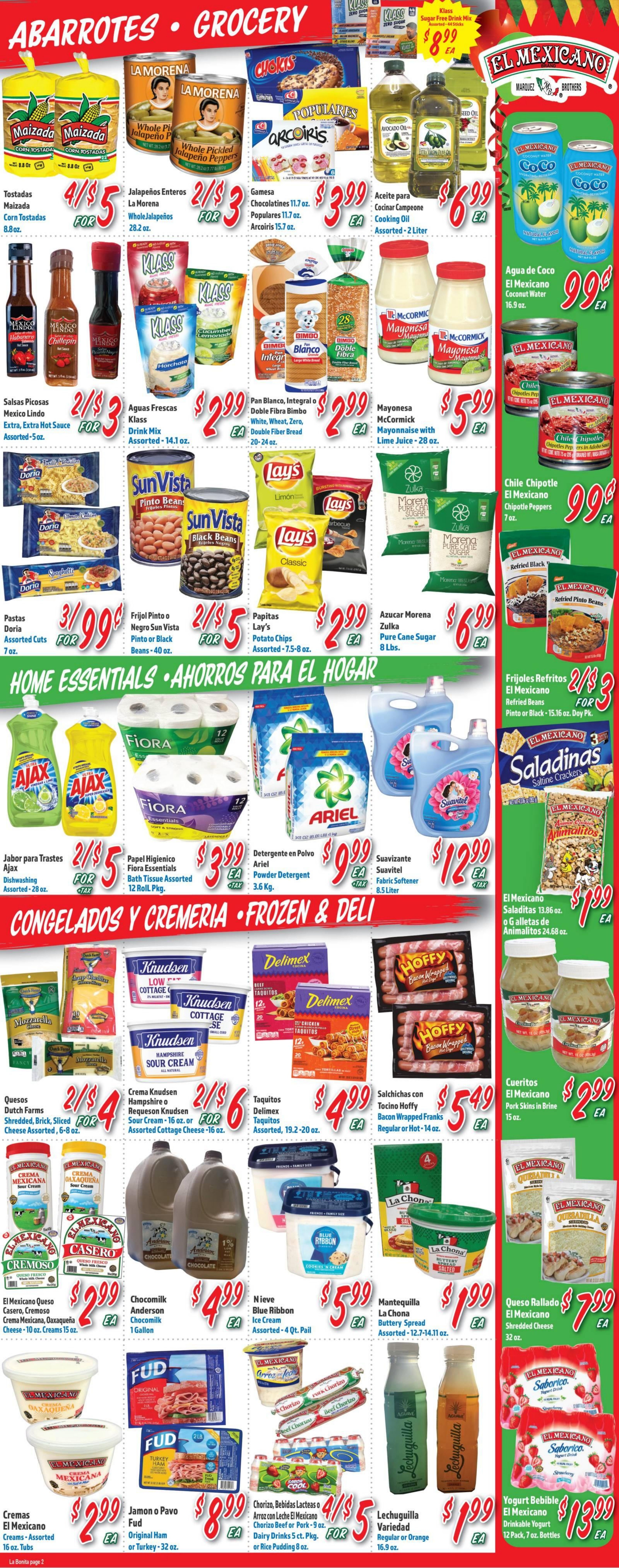 La Bonita Supermarkets Weekly Ad September 9 - 15, 2026