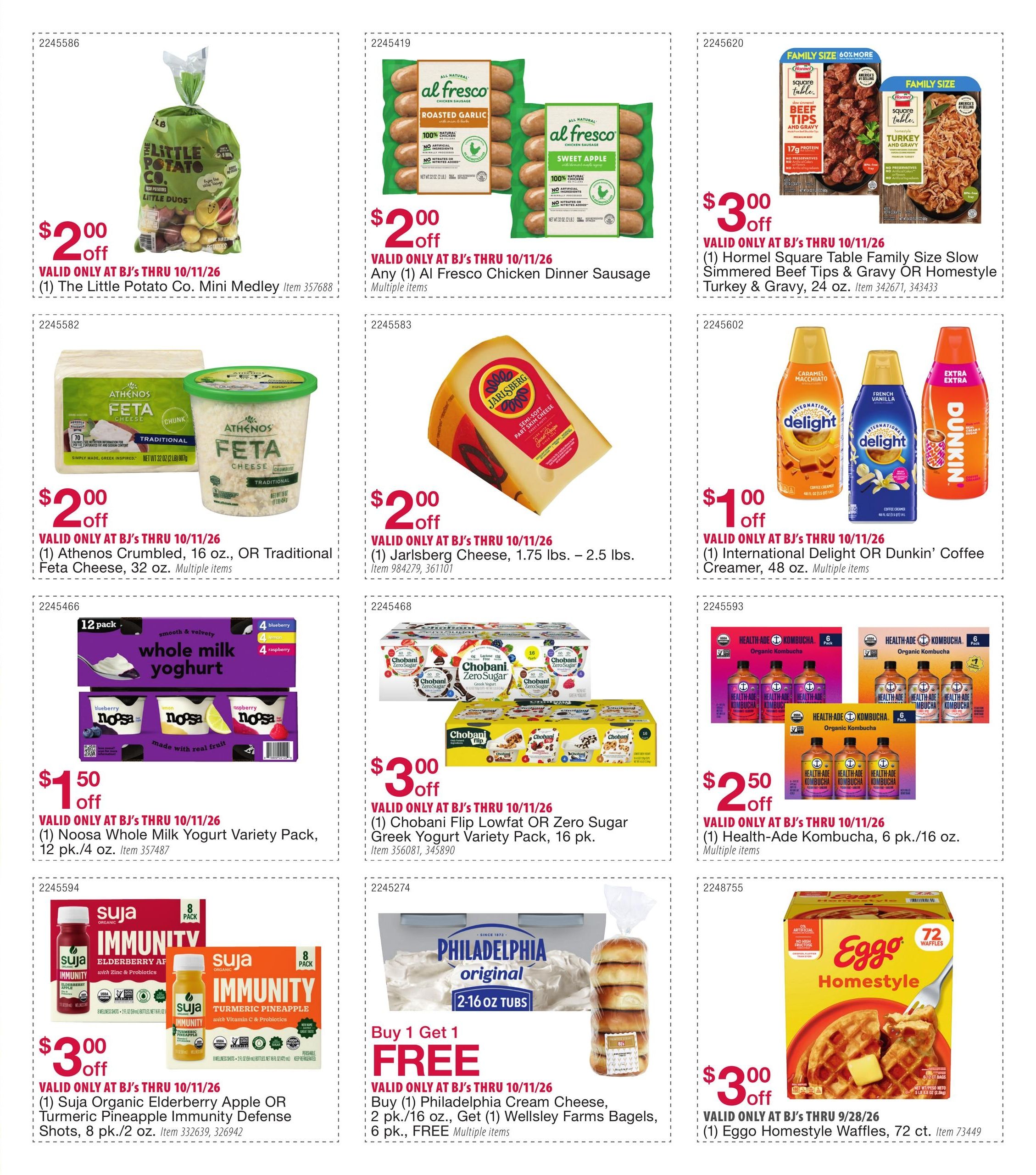 BJ's Wholesale Club Smart Saver Weekly Ad September 8 - October 11, 2026