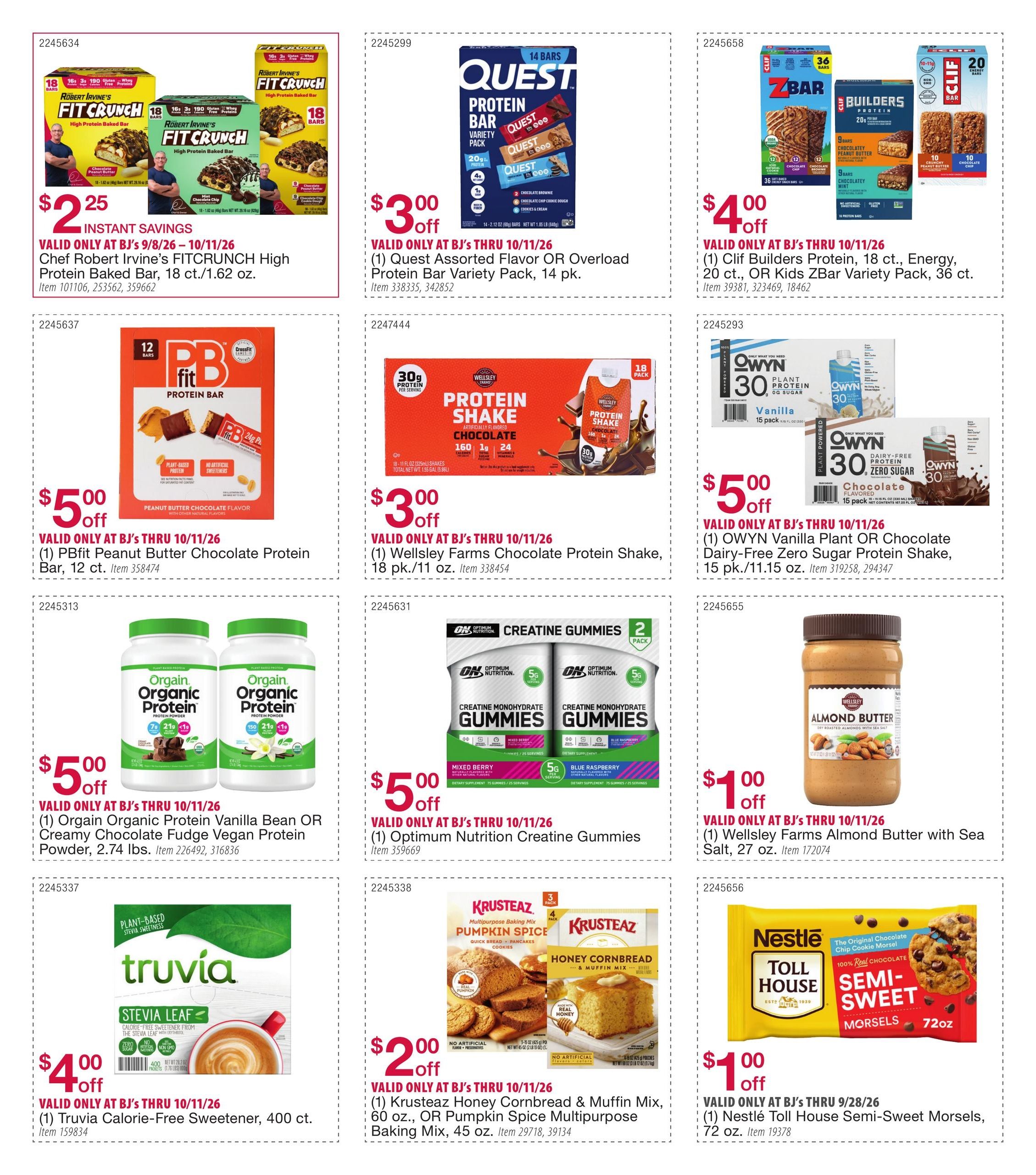 BJ's Wholesale Club Smart Saver Weekly Ad September 8 - October 11, 2026