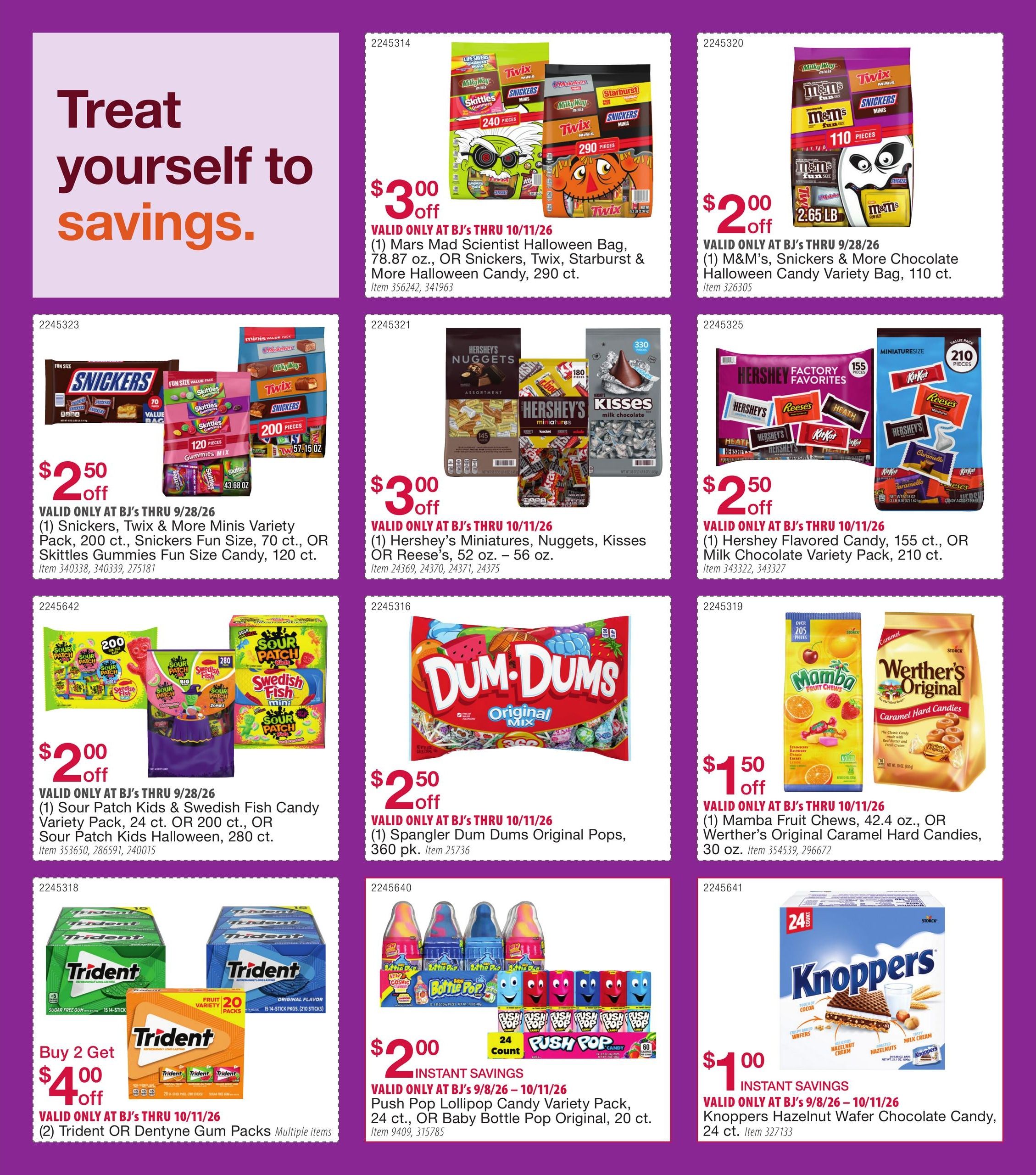 BJ's Wholesale Club Smart Saver Weekly Ad September 8 - October 11, 2026