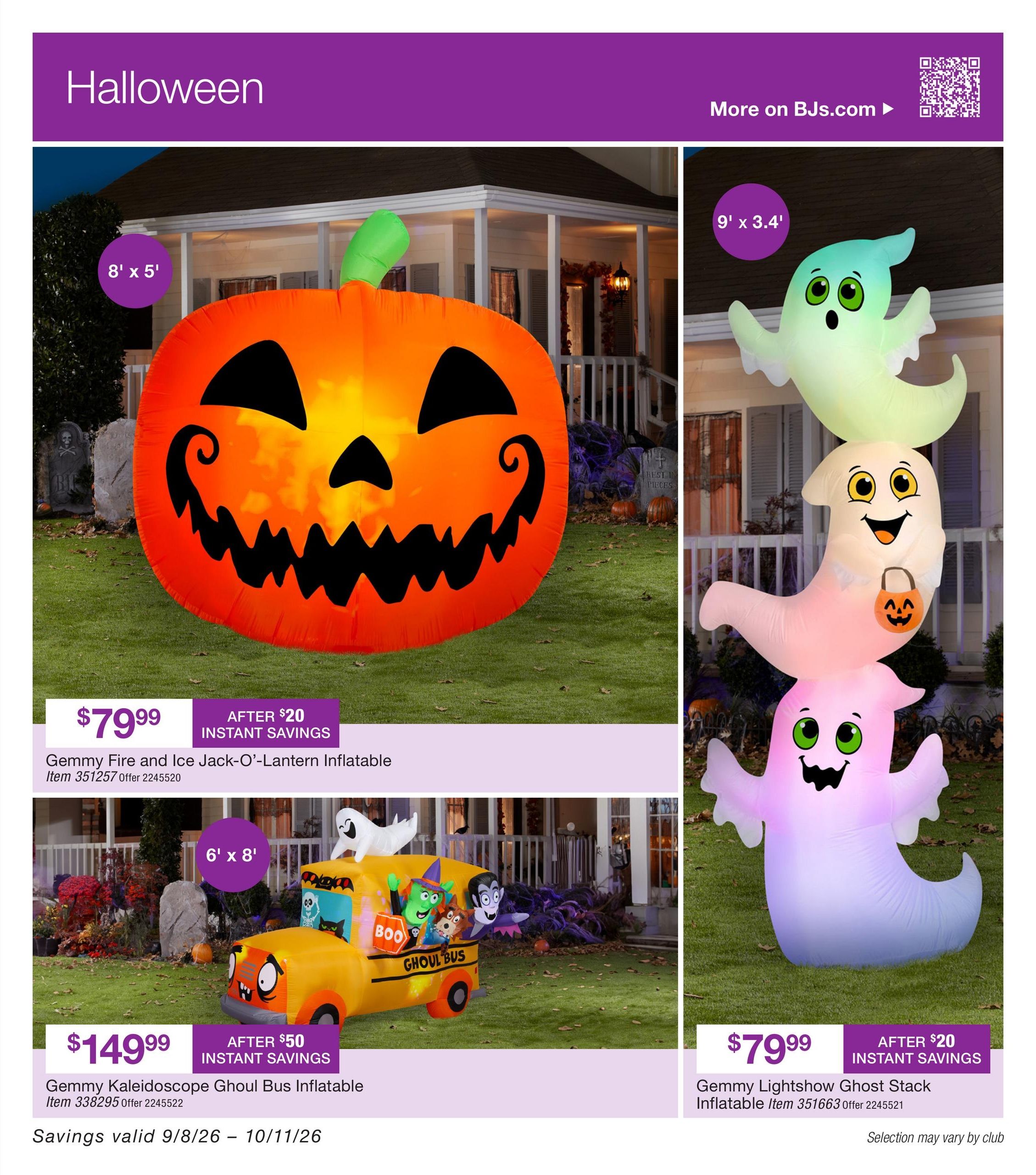 BJ's Wholesale Club Smart Saver Weekly Ad September 8 - October 11, 2026
