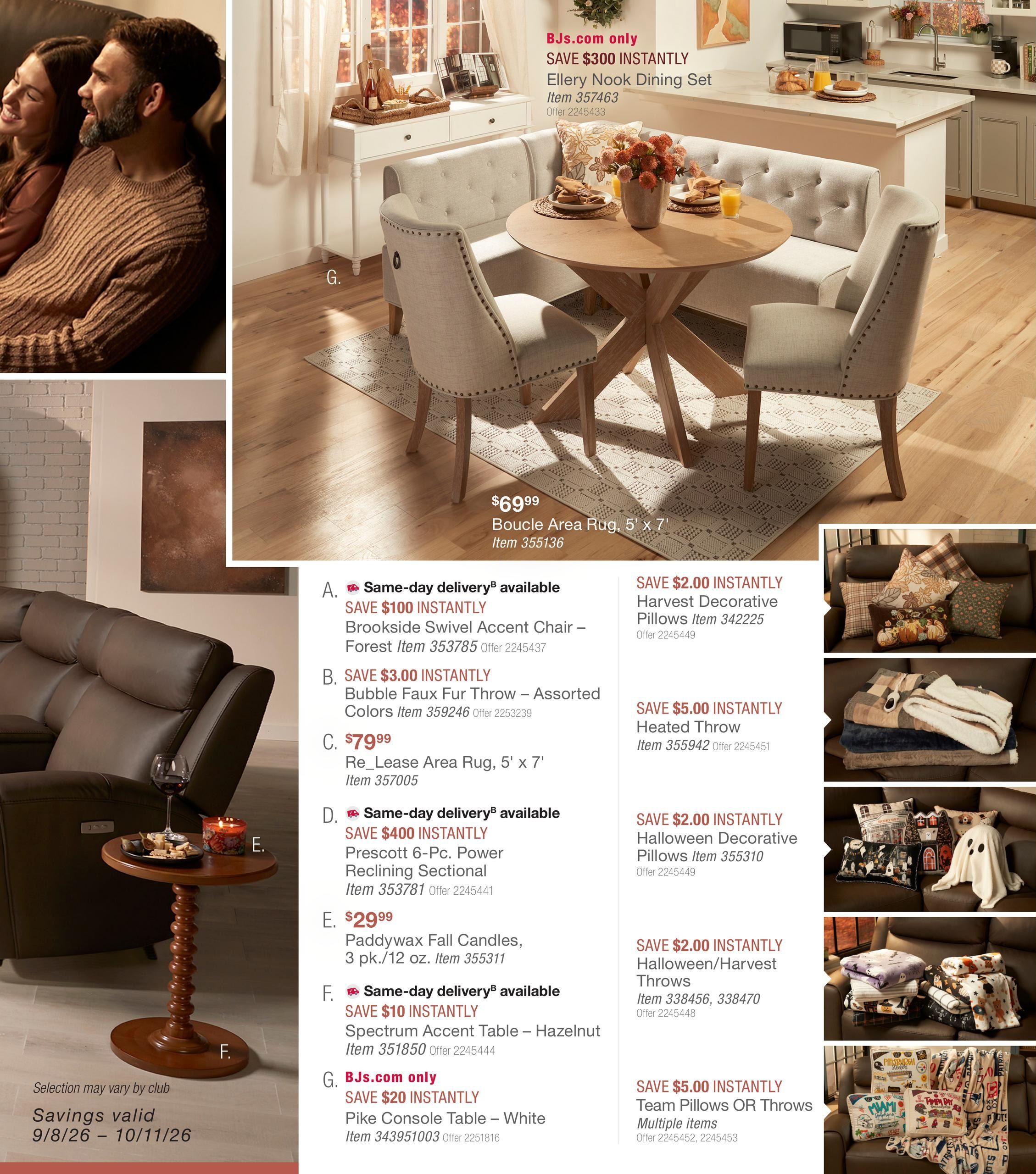 BJ's Wholesale Club Smart Saver Weekly Ad September 8 - October 11, 2026