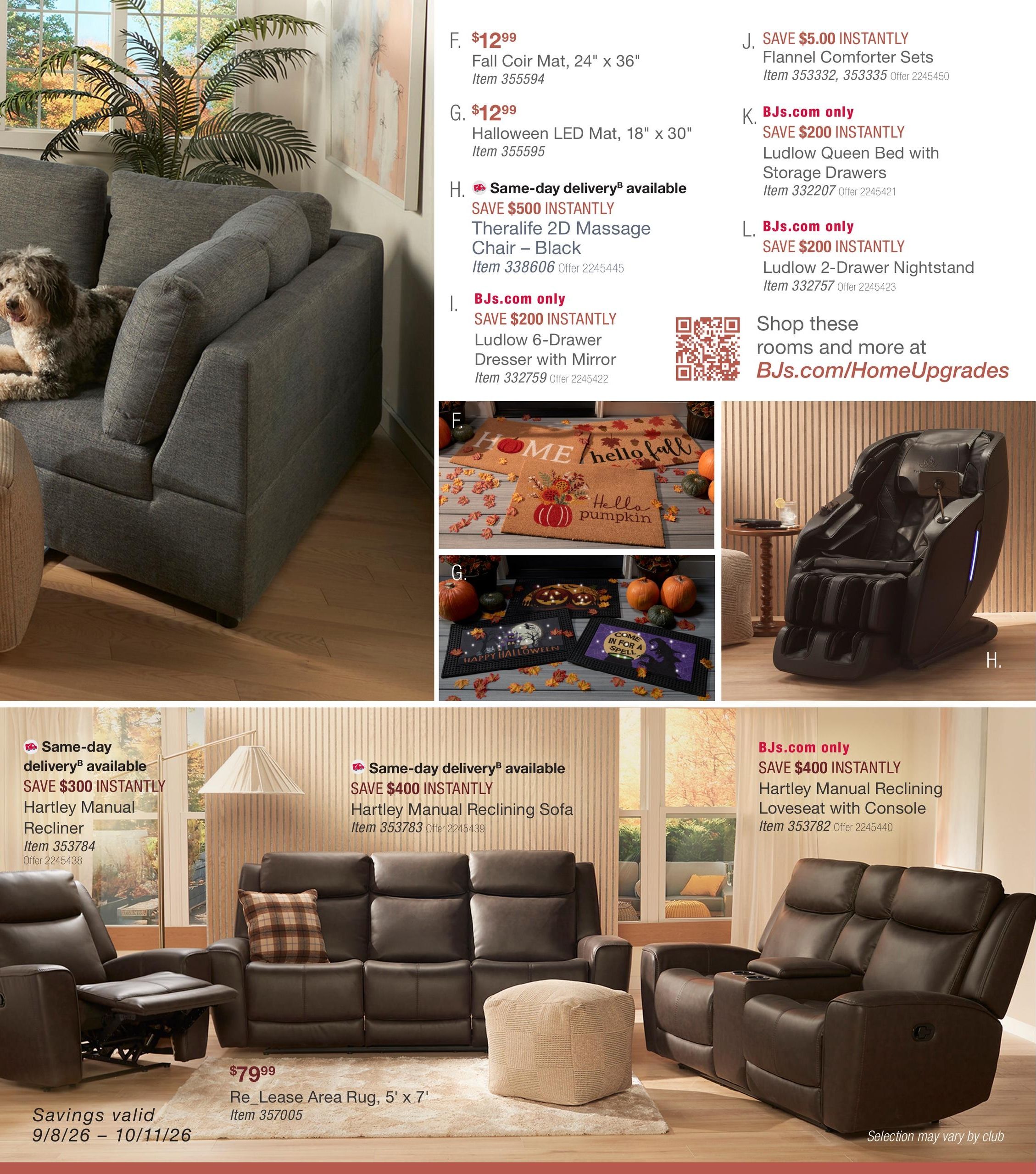 BJ's Wholesale Club Smart Saver Weekly Ad September 8 - October 11, 2026