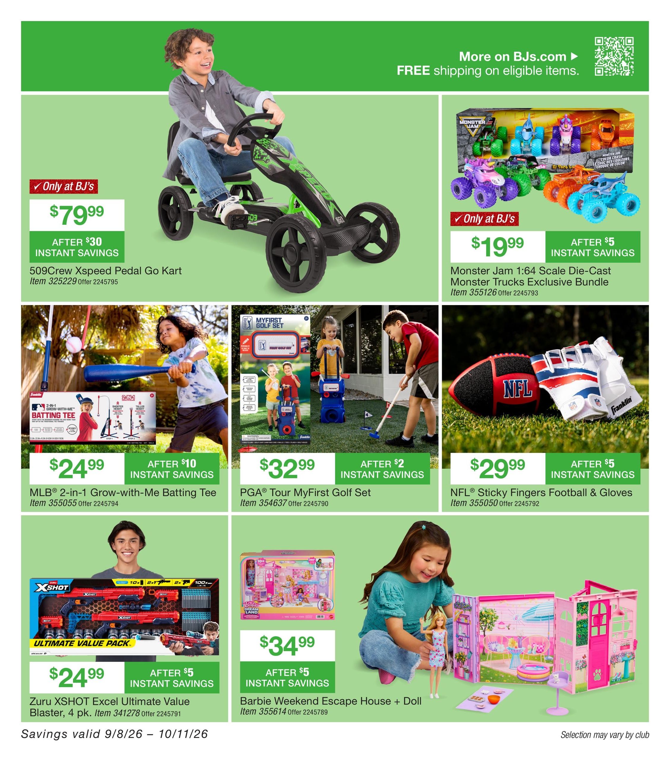 BJ's Wholesale Club Smart Saver Weekly Ad September 8 - October 11, 2026
