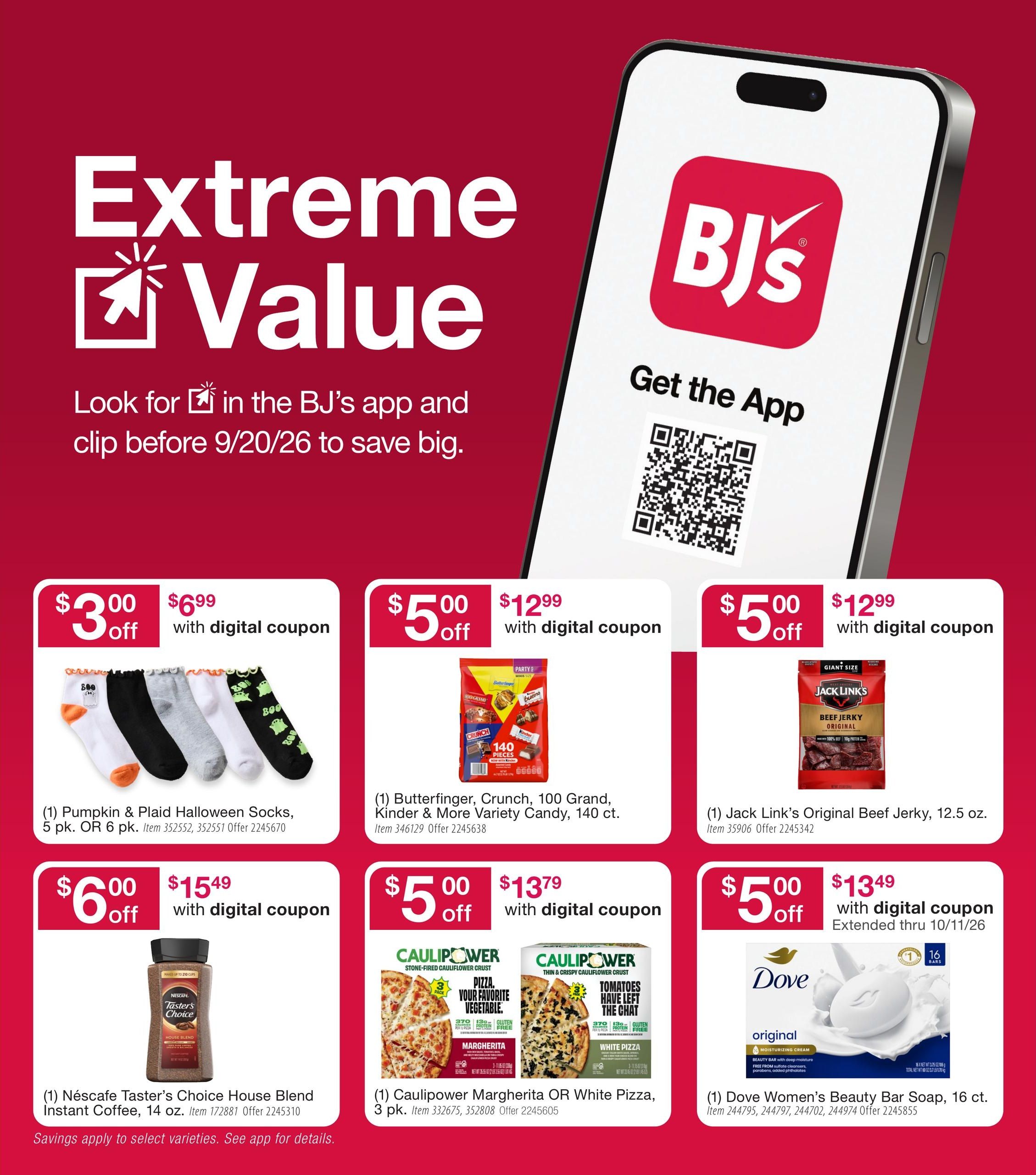 BJ's Wholesale Club Smart Saver Weekly Ad September 8 - October 11, 2026