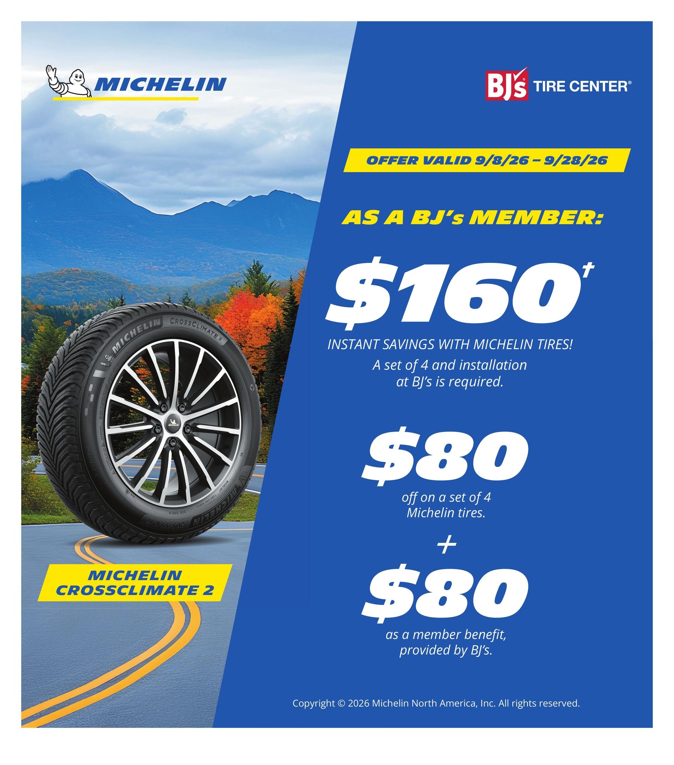 BJ's Wholesale Club Smart Saver Weekly Ad September 8 - October 11, 2026