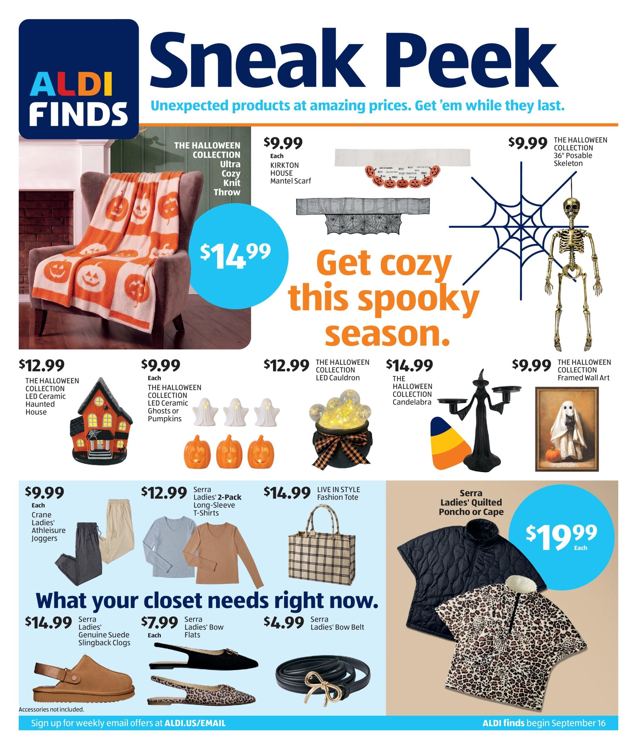 ALDI In Store Weekly Ad September 16 - 22, 2026
