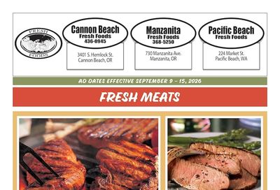 Fresh Foods Marketplace Weekly Ad September 9 - 15, 2026