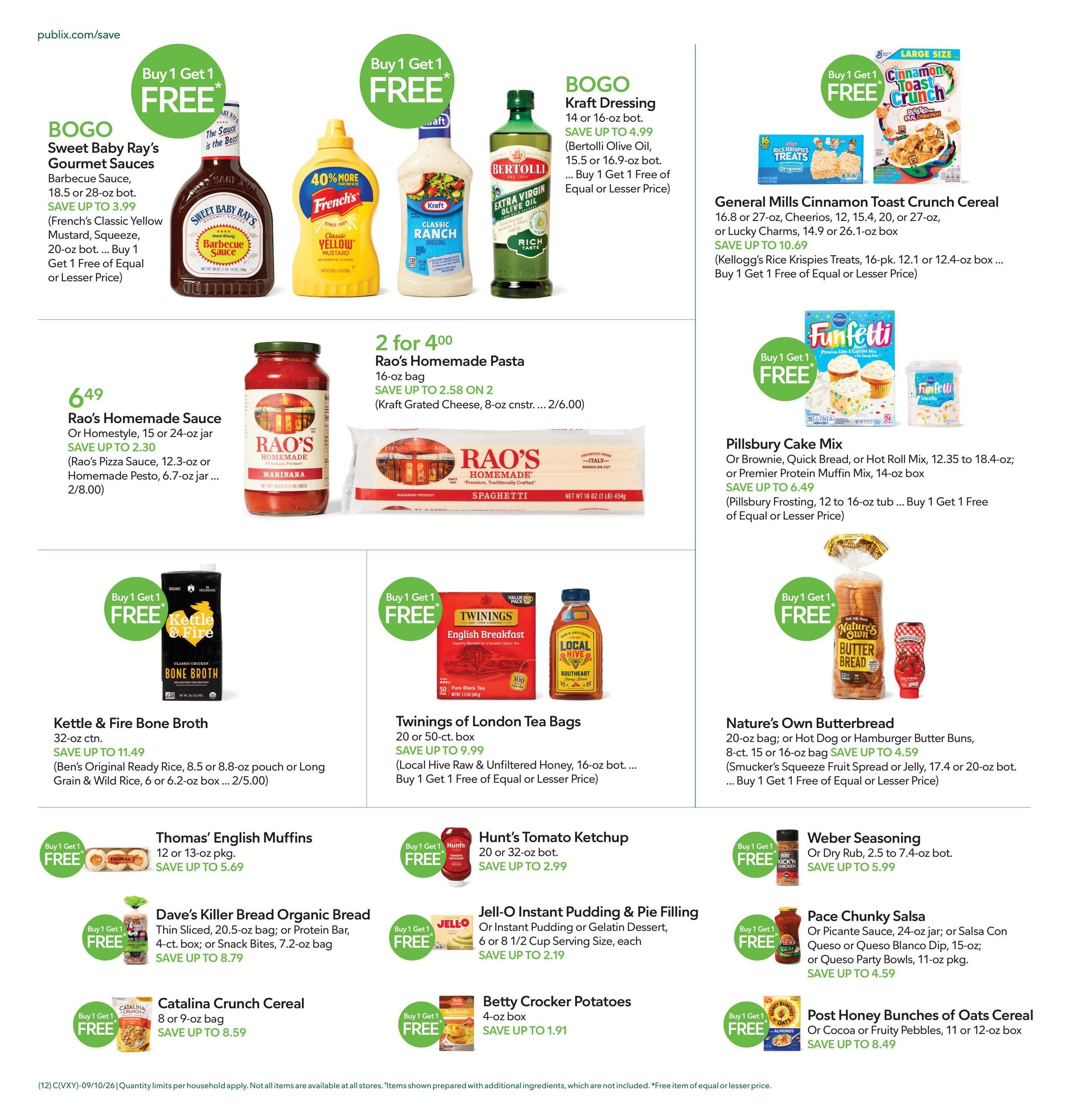 Publix (Hanover Area, IN) Weekly Ad September 9 - 15, 2026