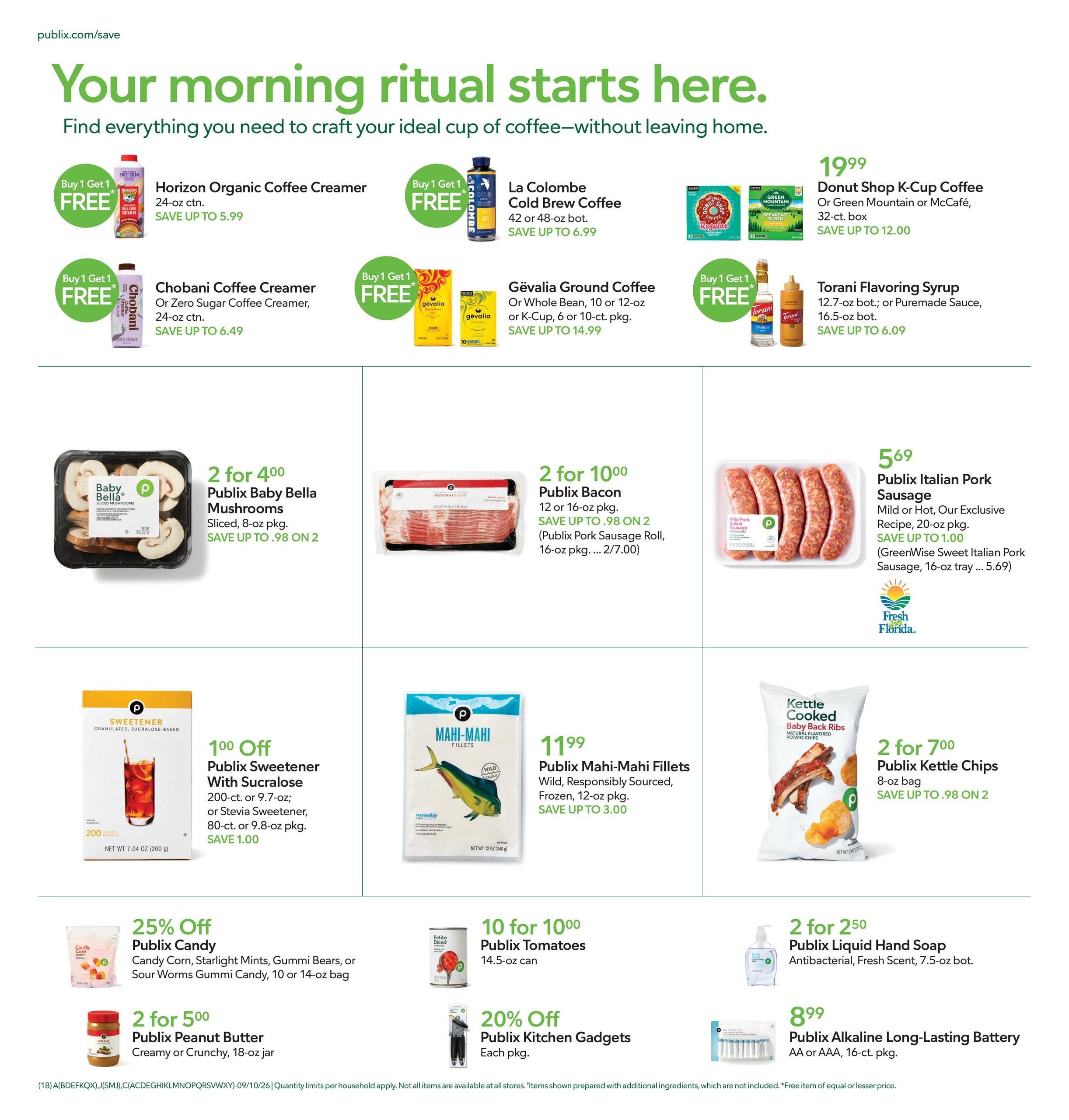 Publix (Rogersville Area, TN) Weekly Ad September 9 - 15, 2026