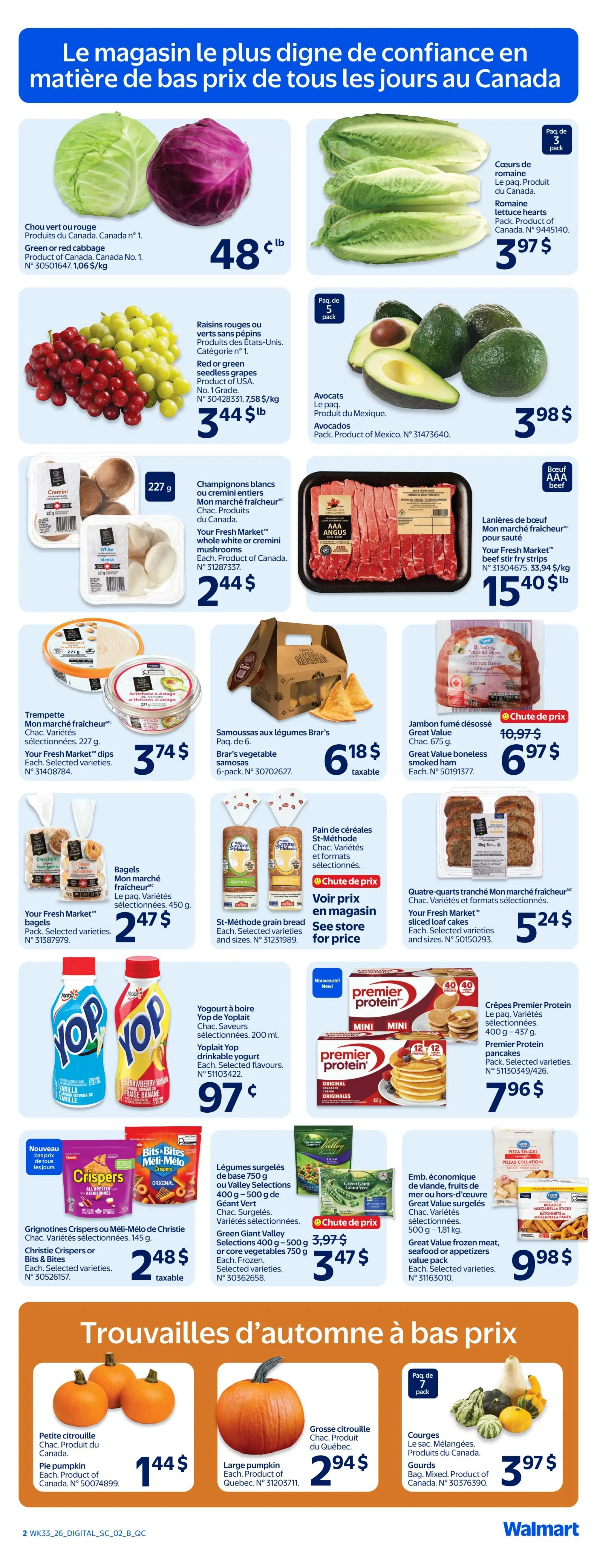 Walmart (QC) Flyer September 10 to 16