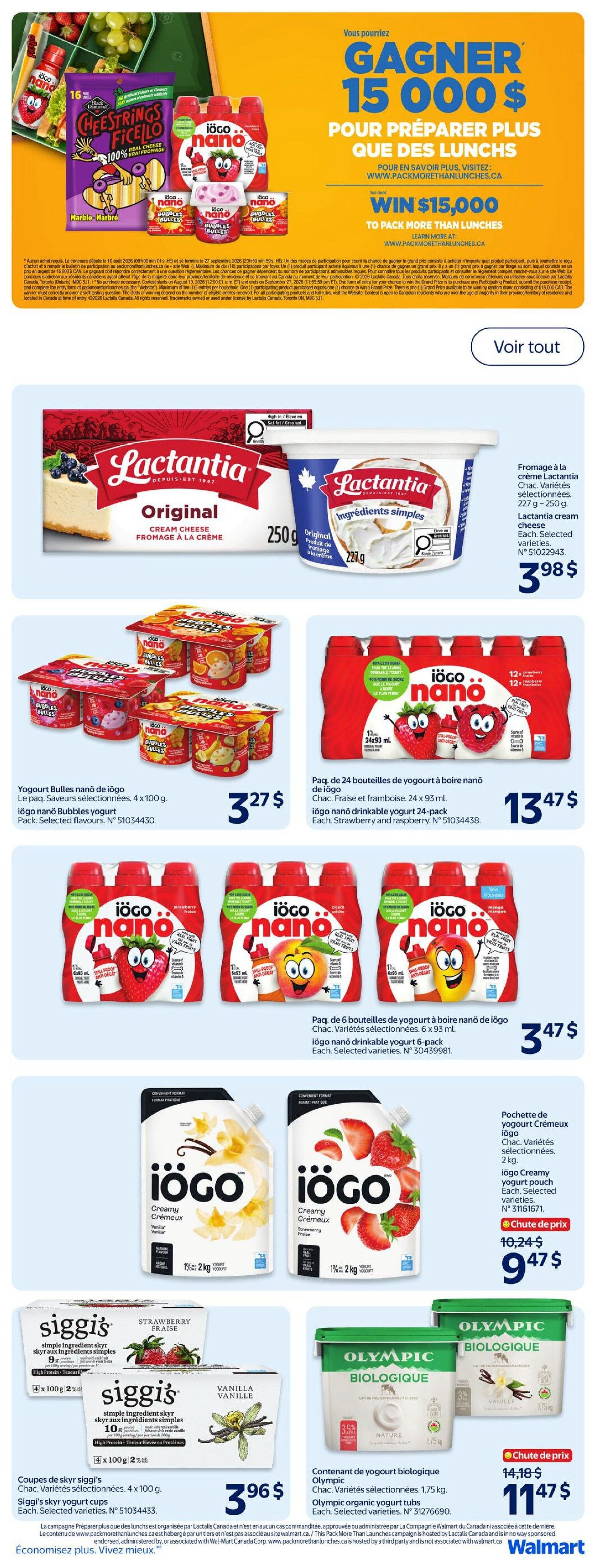 Walmart (QC) Flyer September 10 to 16