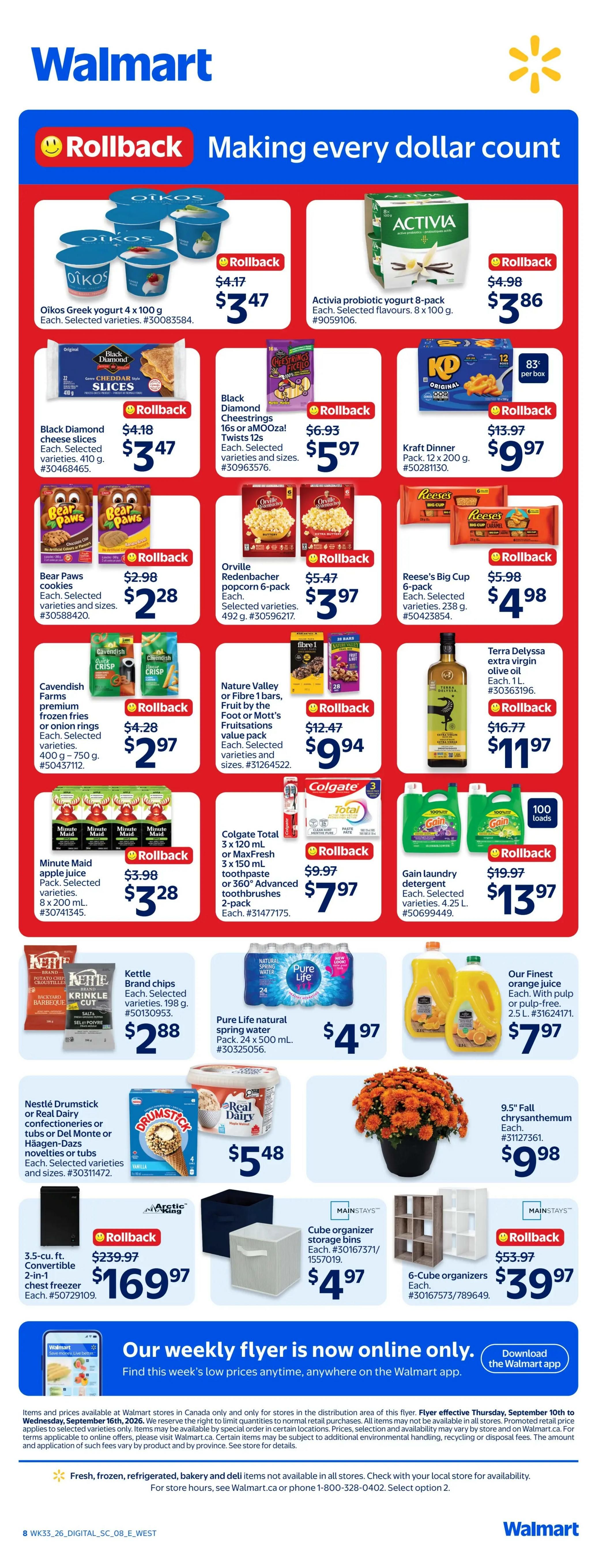 Walmart (West) Flyer September 10 to 16