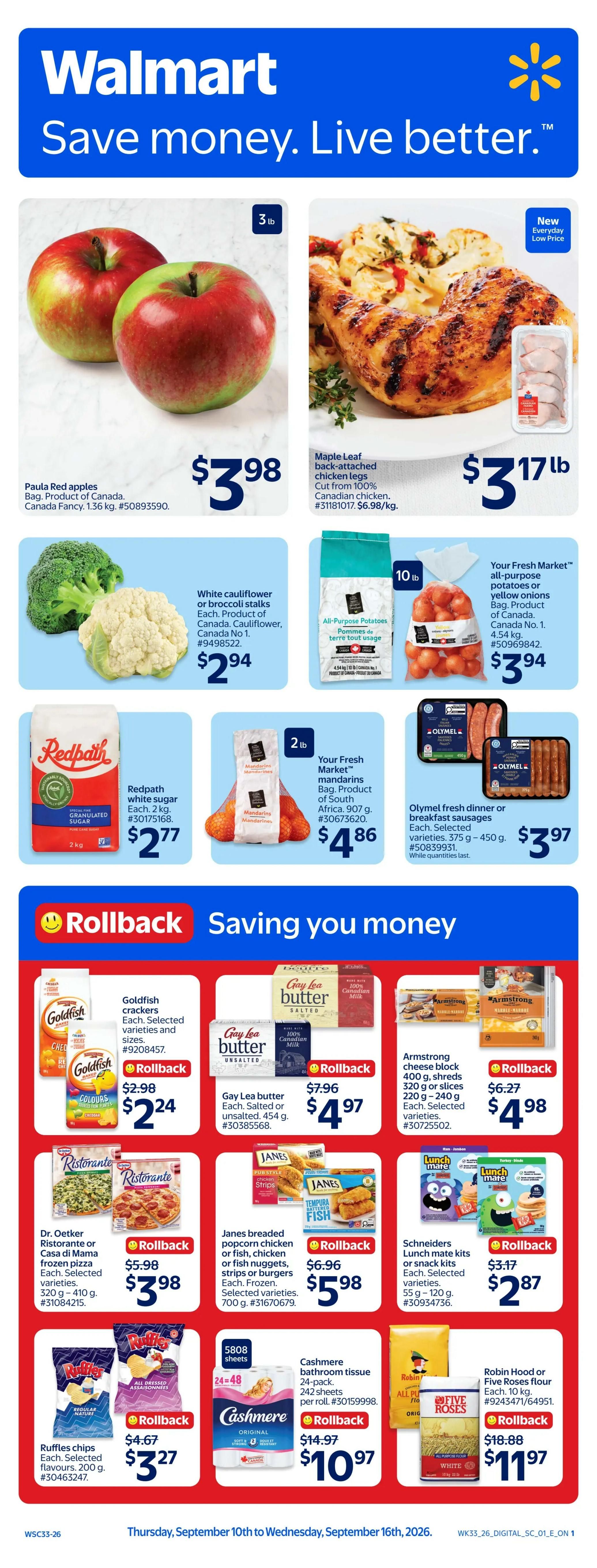 Walmart (ON) Flyer September 10 to 16
