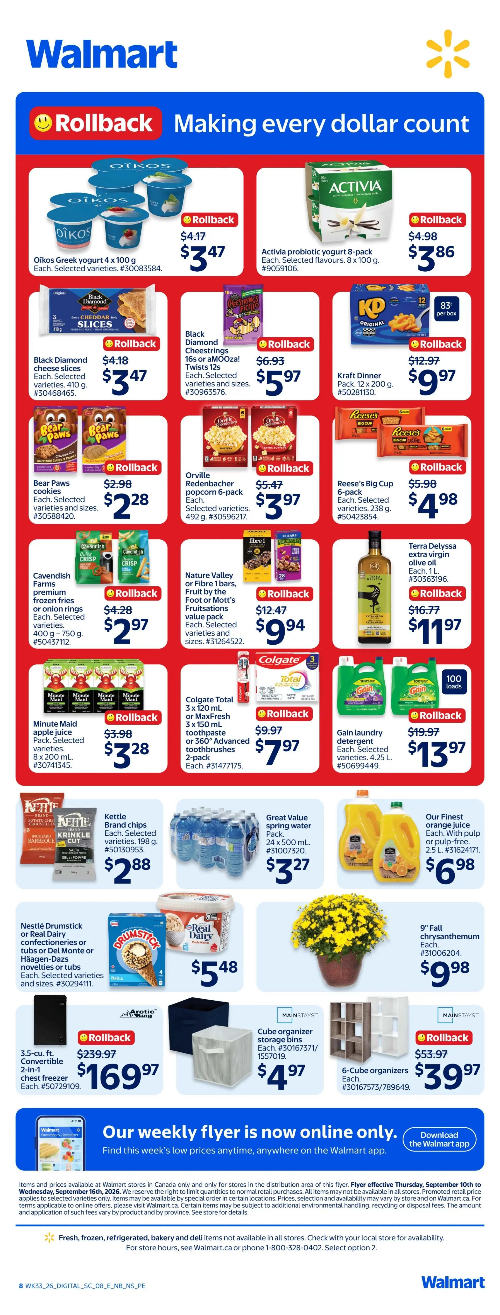 Walmart (Atlantic) Flyer September 10 to 16