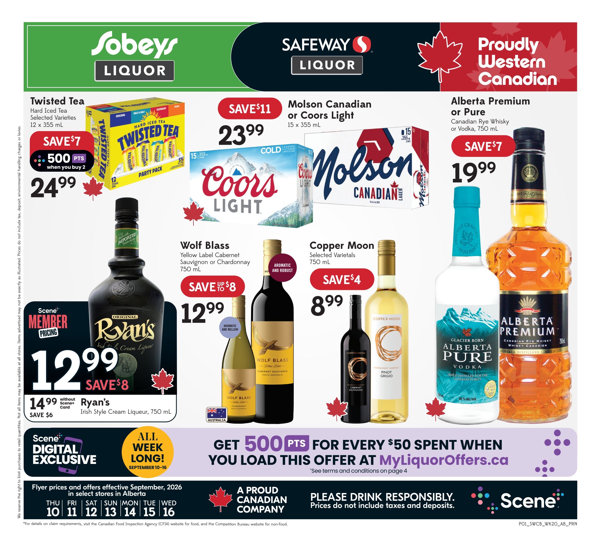 Sobeys/Safeway (AB) SWCB Flyer September 10 to 16