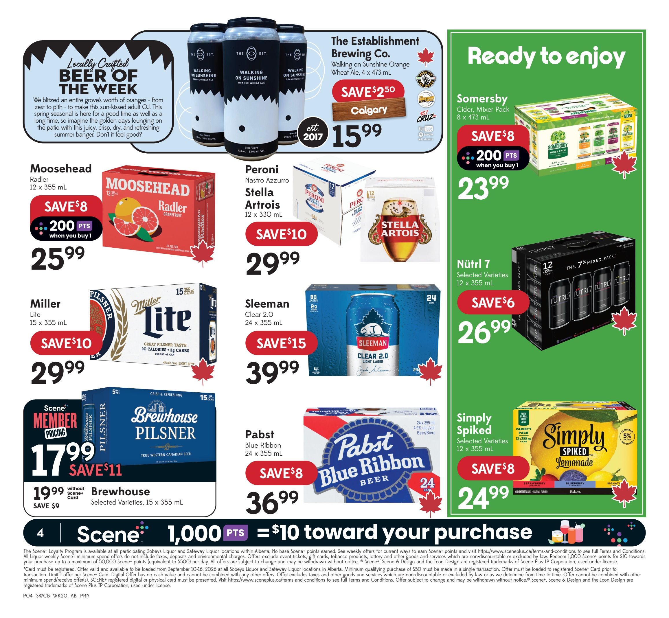 Sobeys/Safeway (AB) SWCB Flyer September 10 to 16