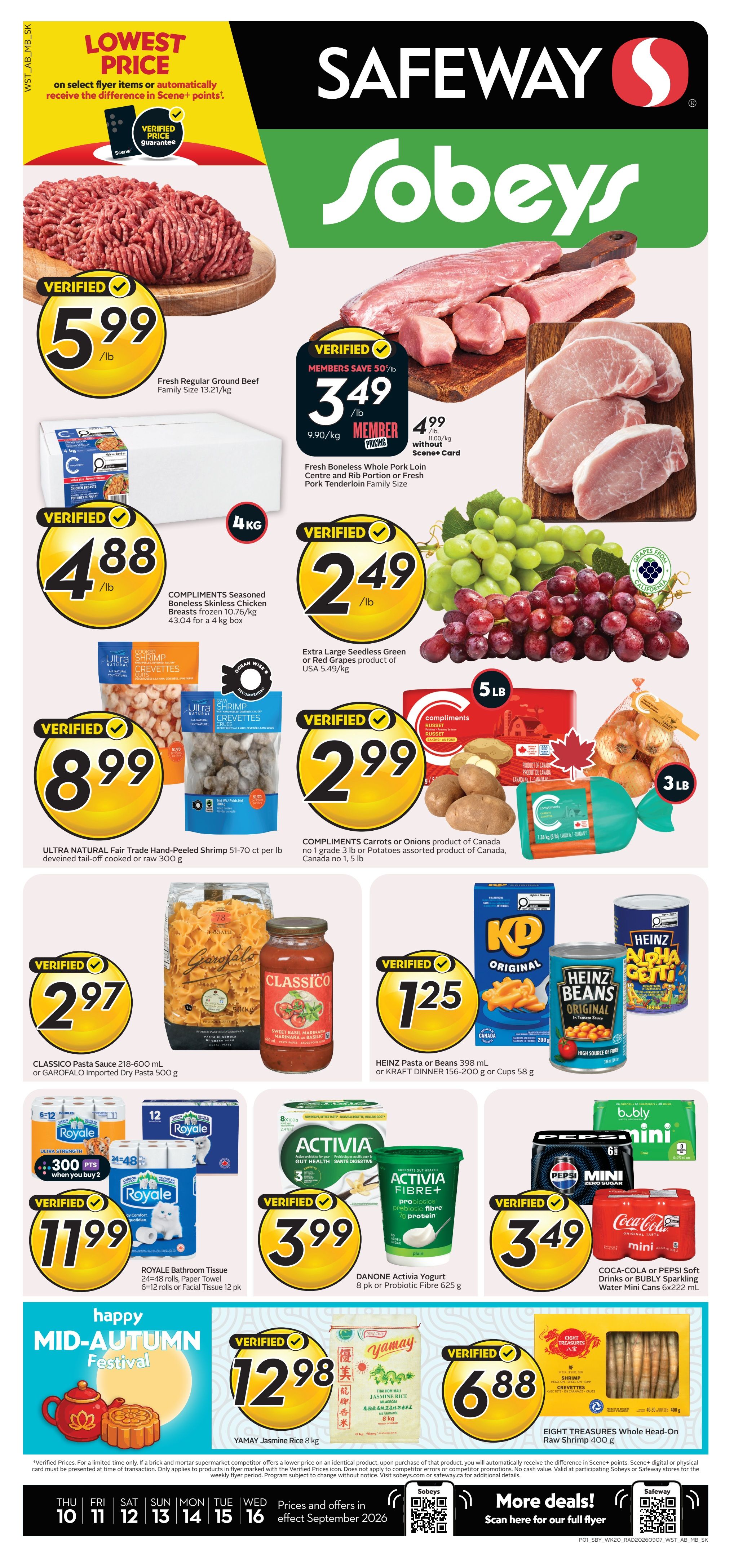 Sobeys/Safeway (AB) Flyer September 10 to 16