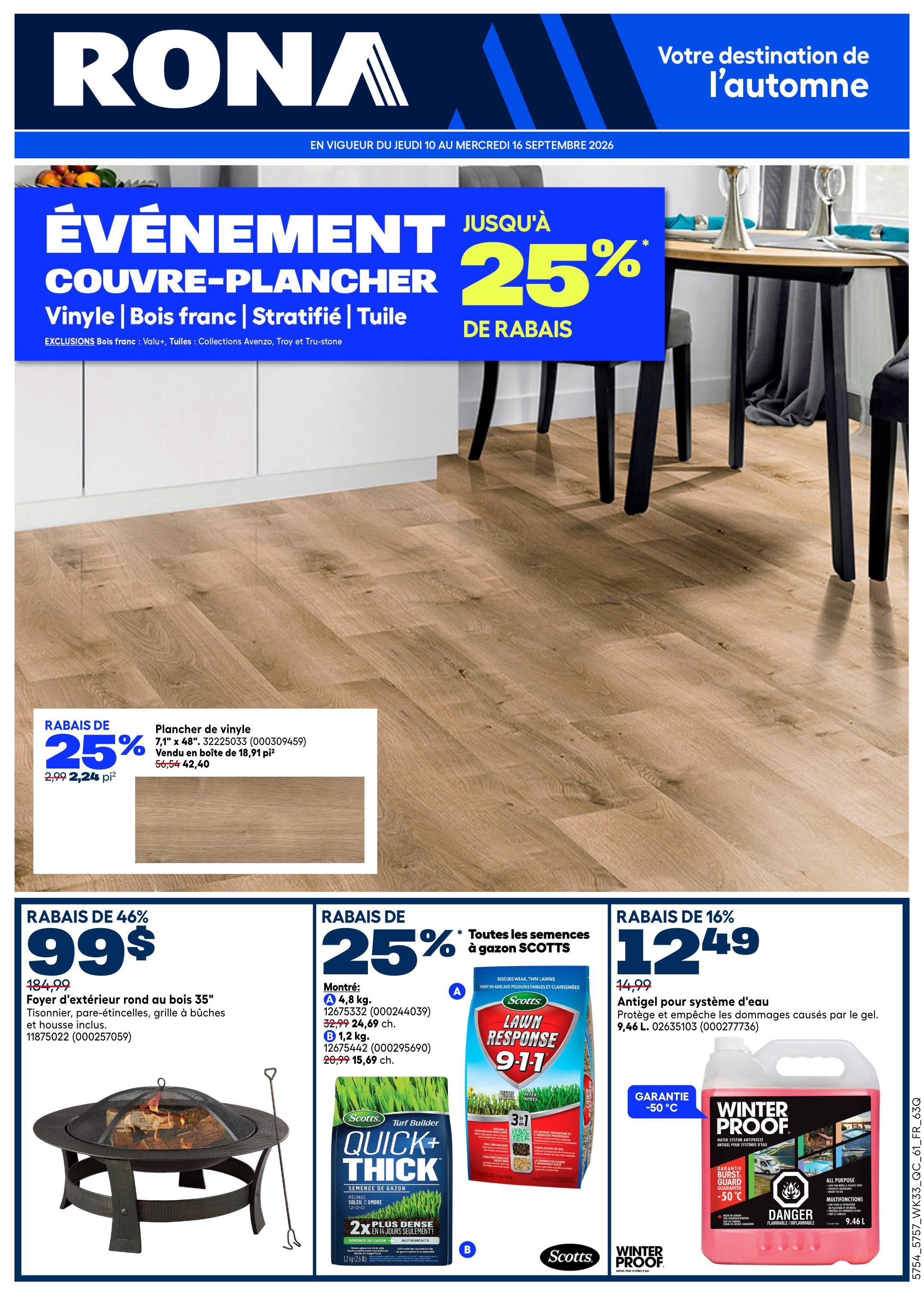 Rona & Rona+ (QC) Flyer September 10 to 16