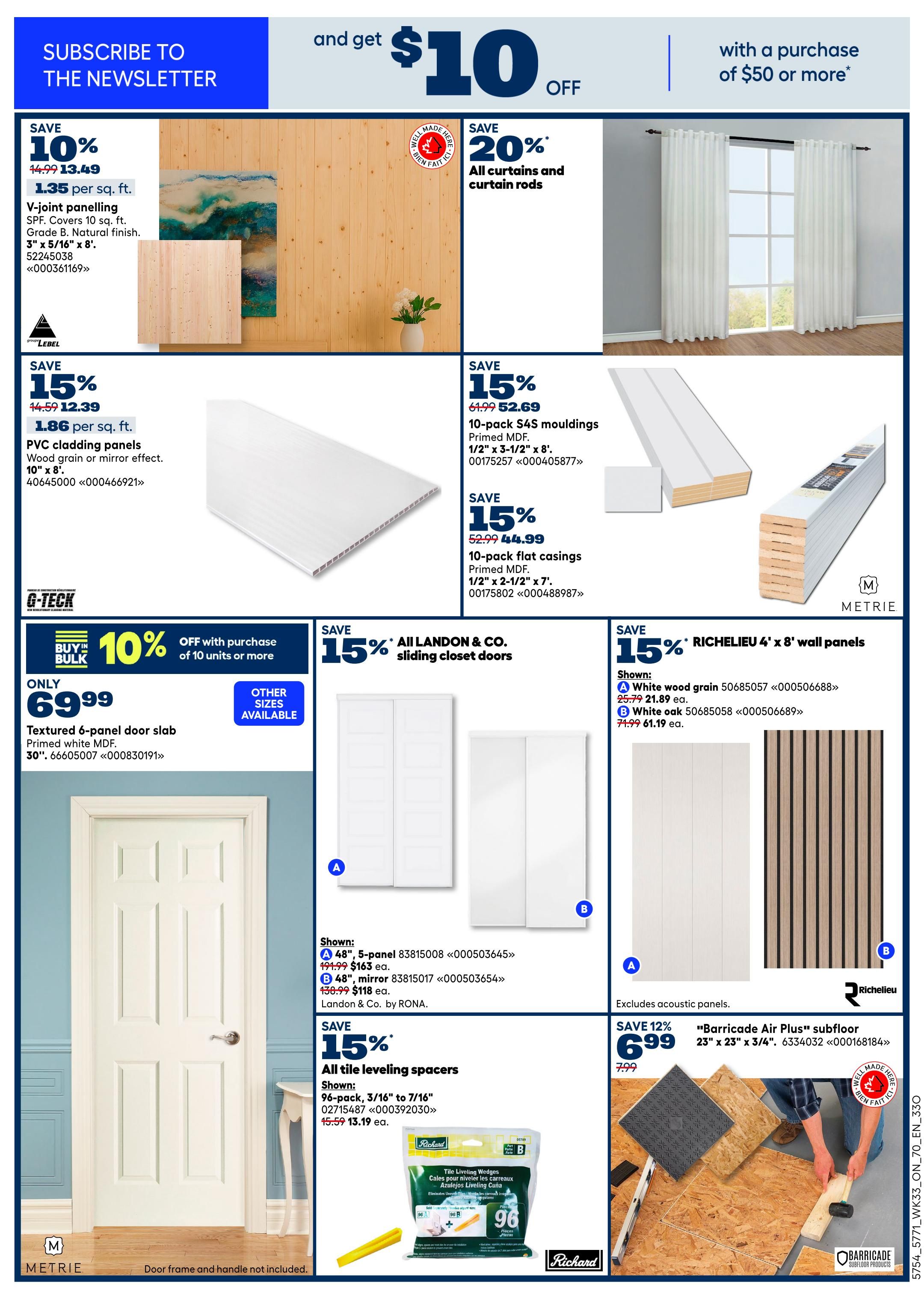 Rona & Rona+ (ON) Flyer September 10 to 16