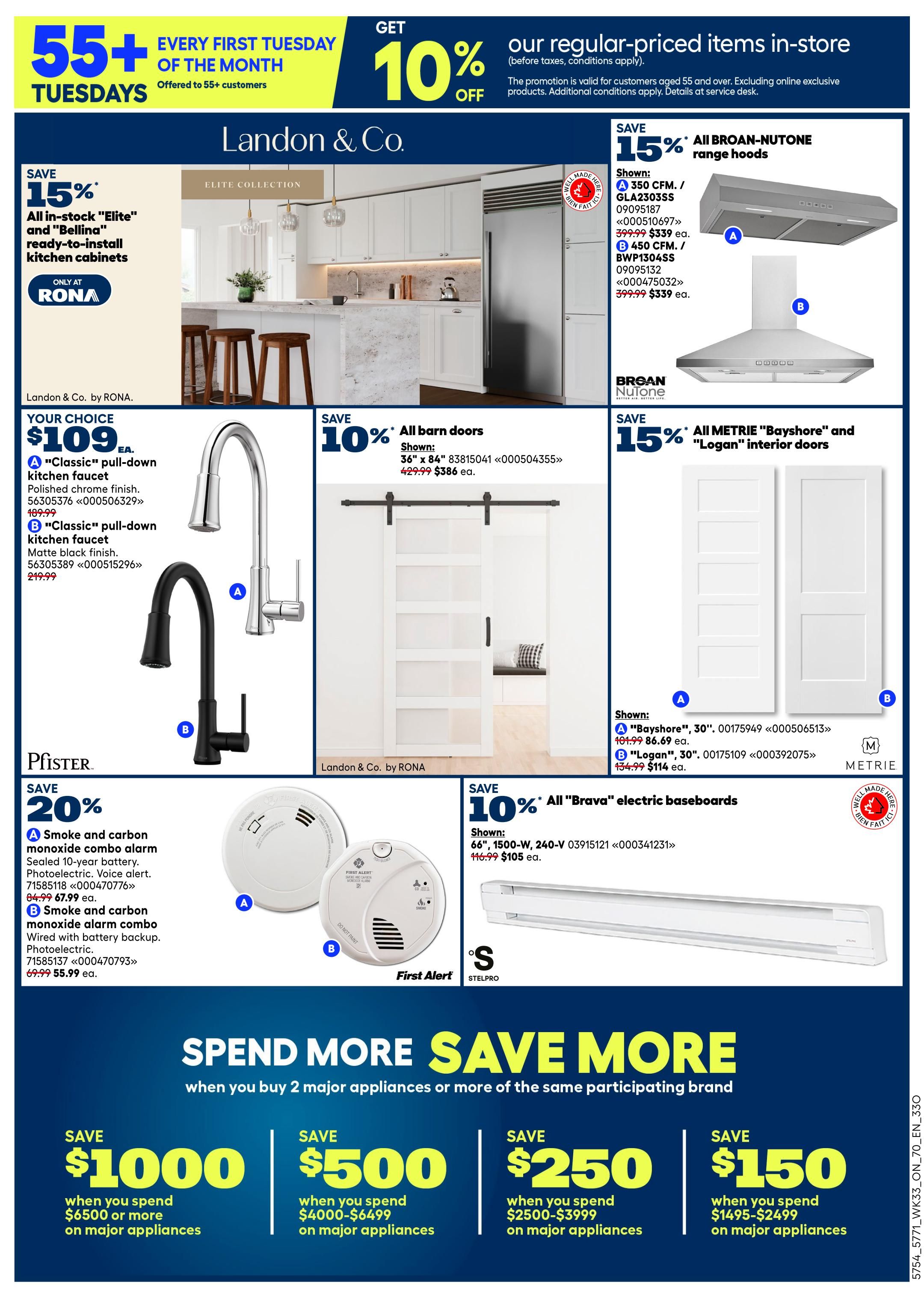 Rona & Rona+ (ON) Flyer September 10 to 16