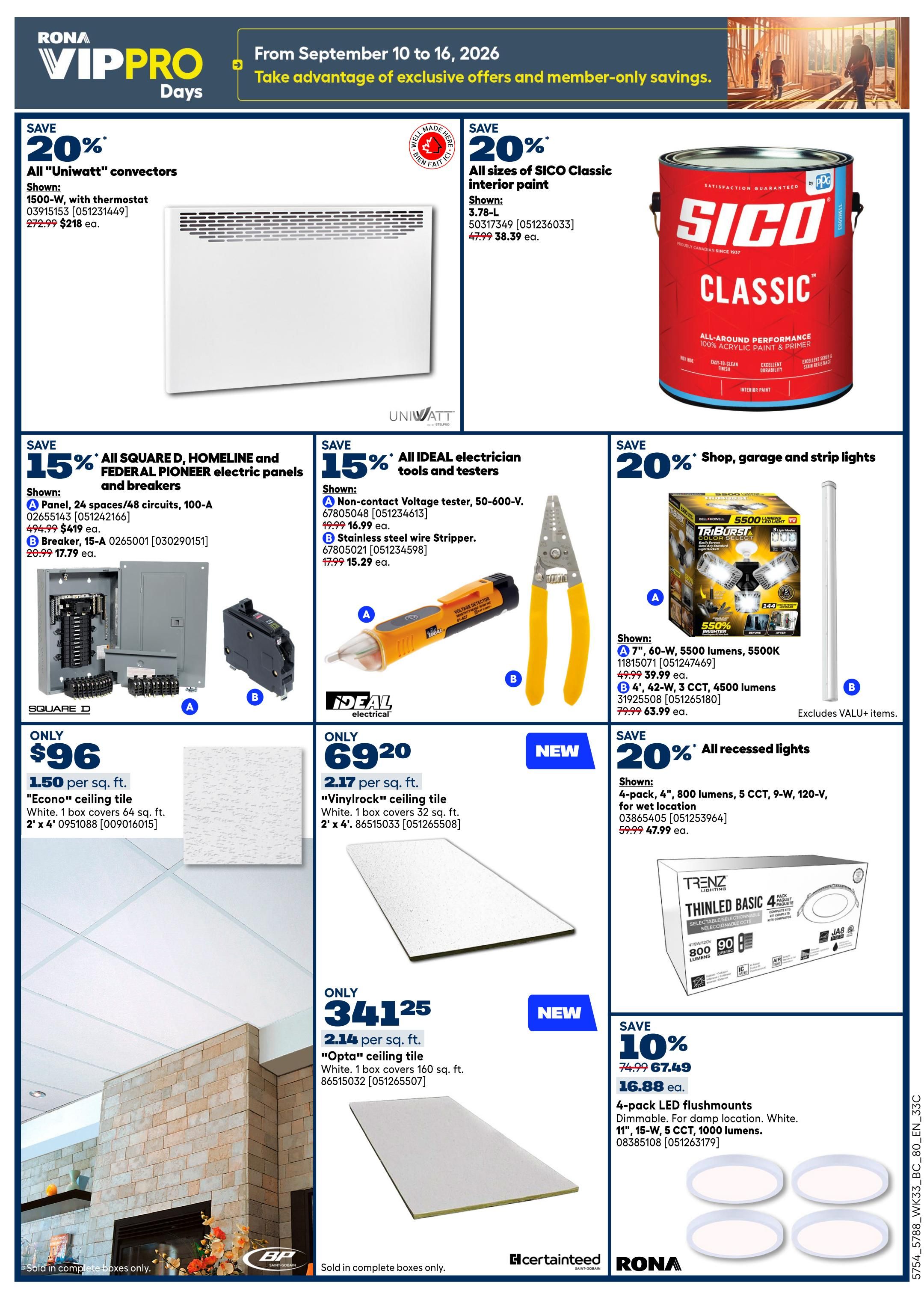 Rona & Rona+ (BC) Flyer September 10 to 16