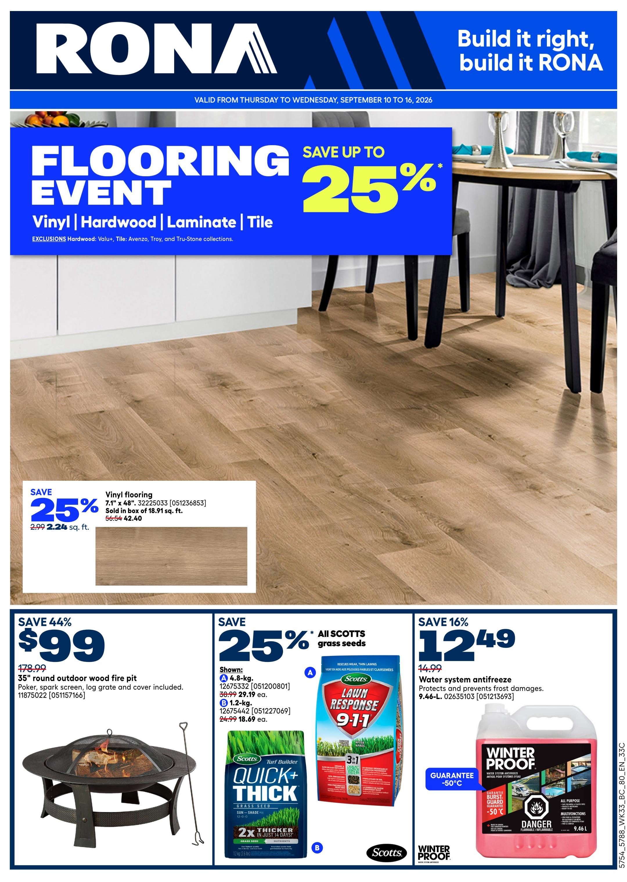 Rona & Rona+ (BC) Flyer September 10 to 16