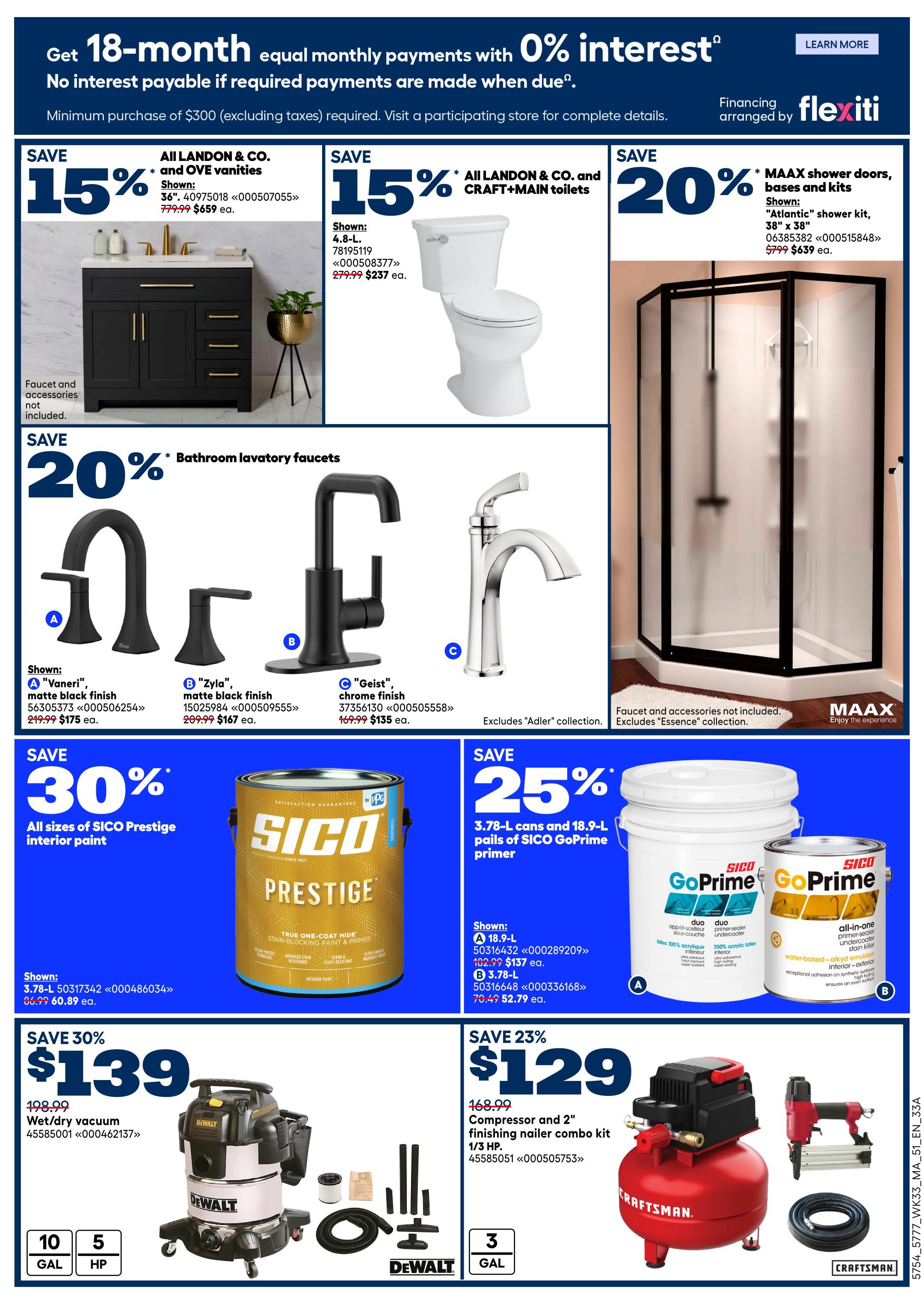 Rona & Rona+ (Atlantic) Flyer September 10 to 16